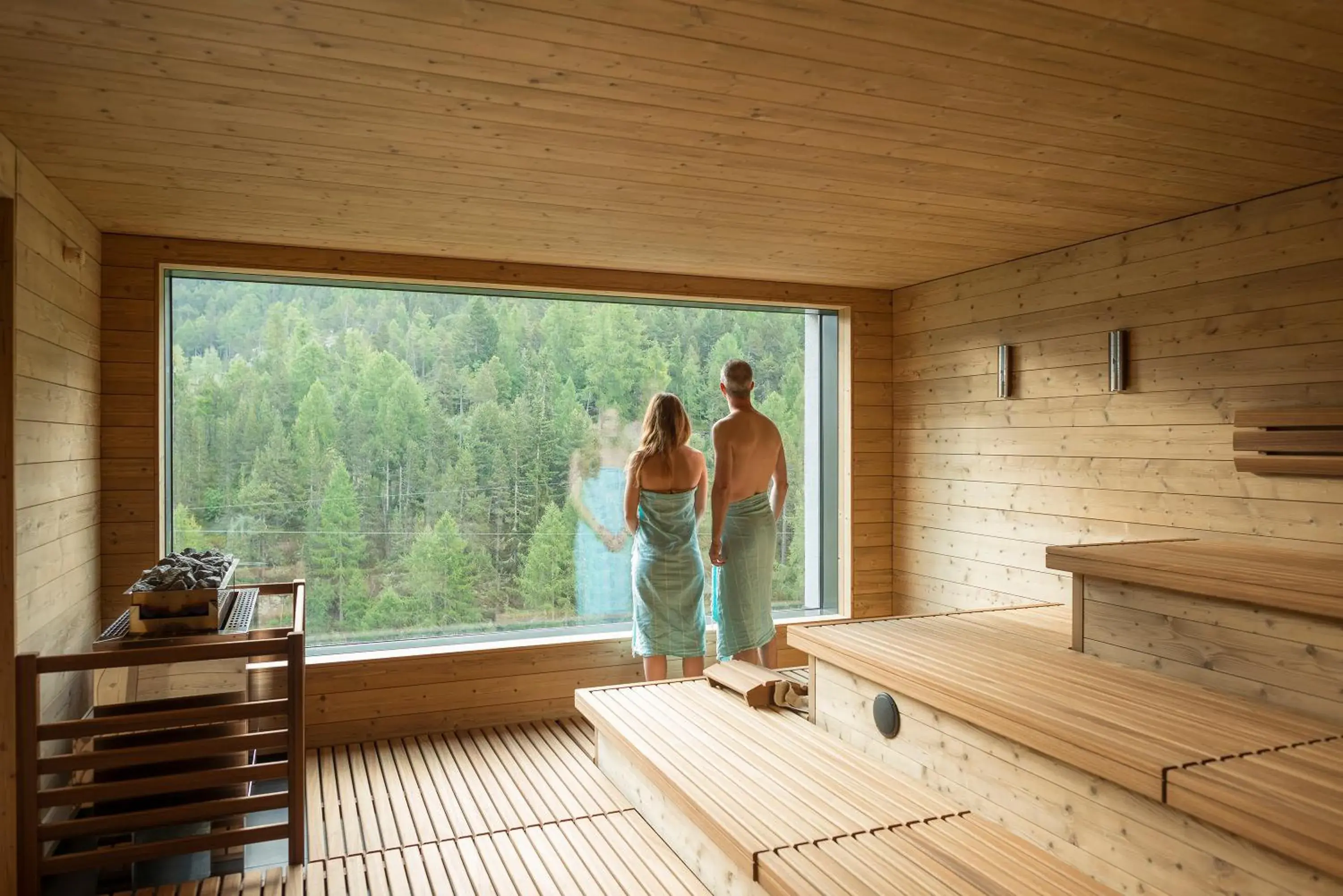 Sauna in wellnessHostel4000