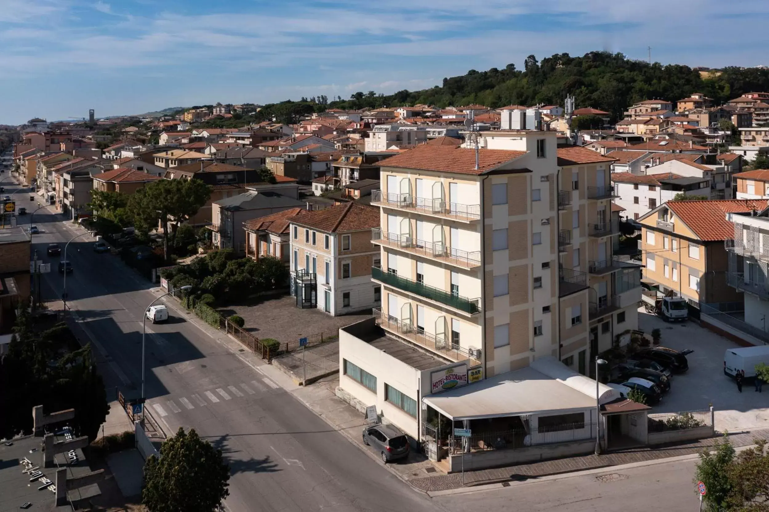 Property building, Bird's-eye View in Hotel Belvedere