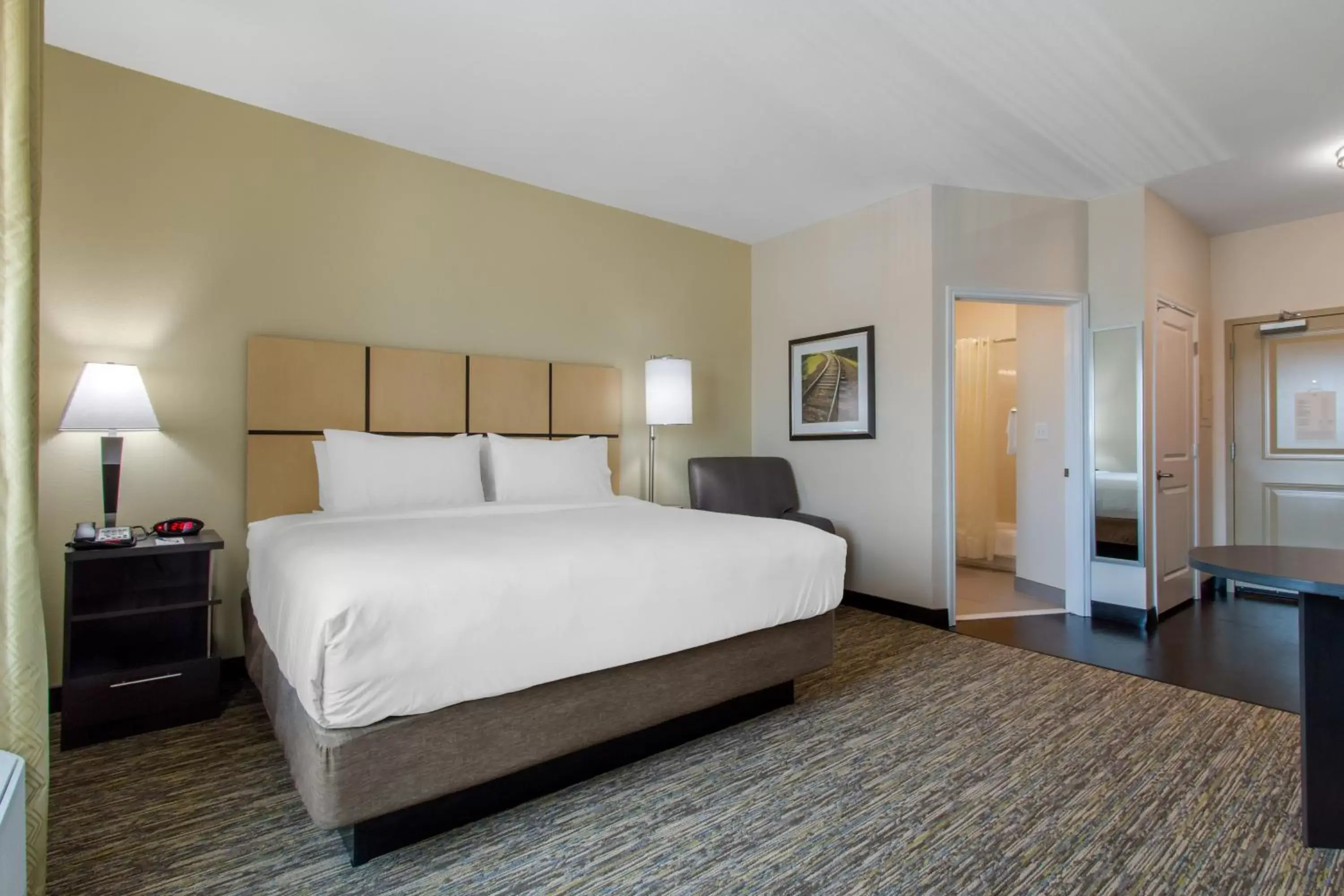 Photo of the whole room, Bed in Candlewood Suites - San Antonio Lackland AFB Area, an IHG Hotel