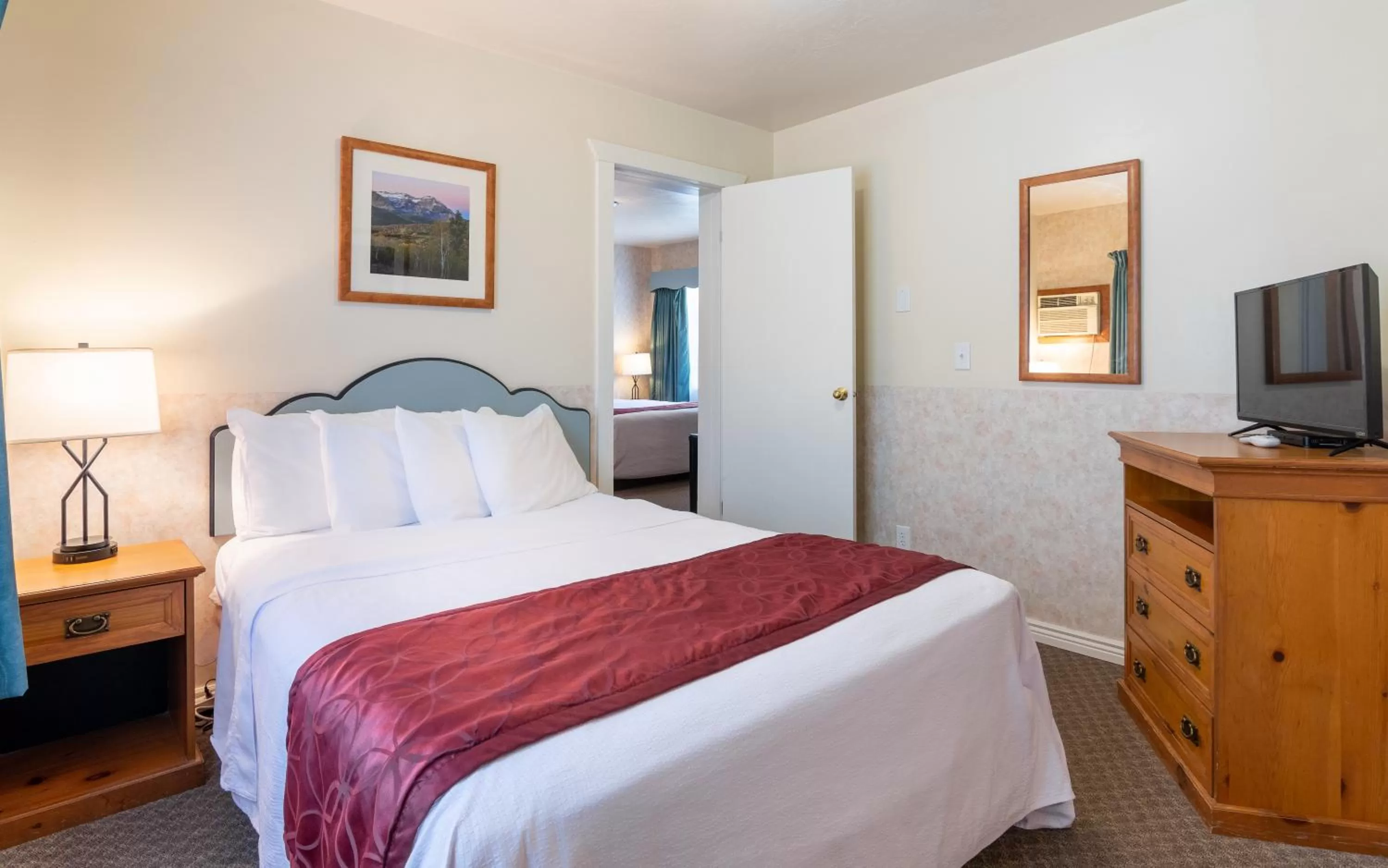 Bed in Swiss Alps Inn