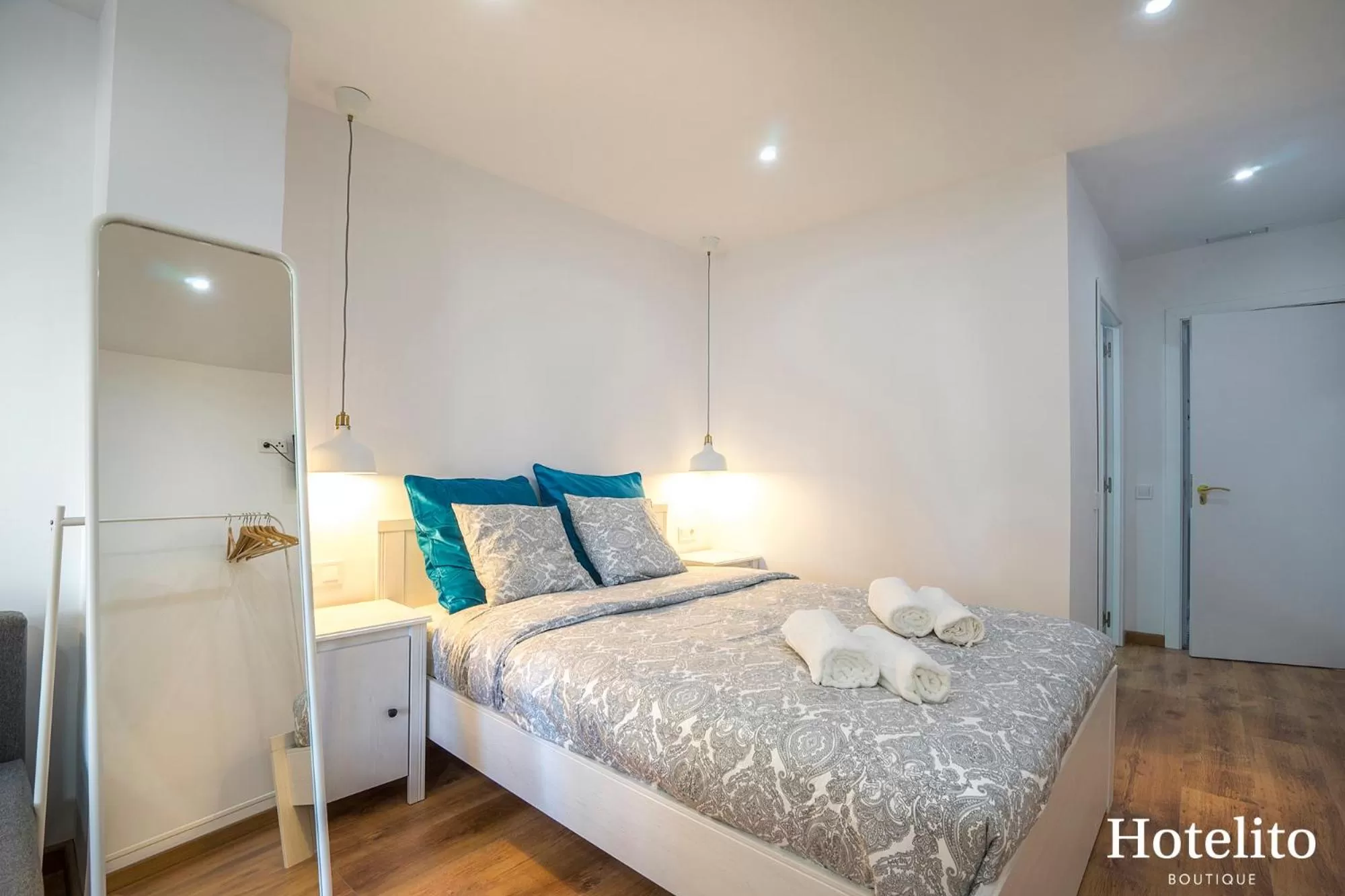 Bed in Hotelito Boutique Mercat