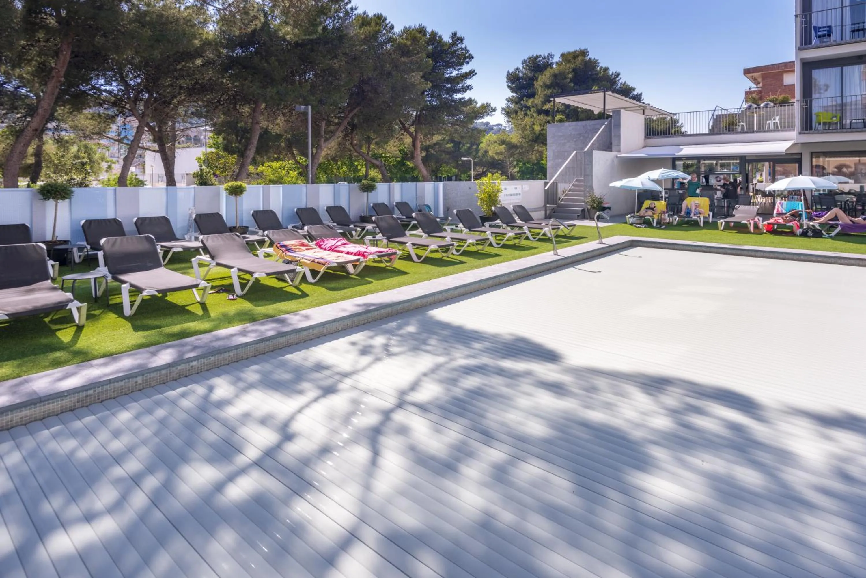 Swimming pool in GHT Sa Riera