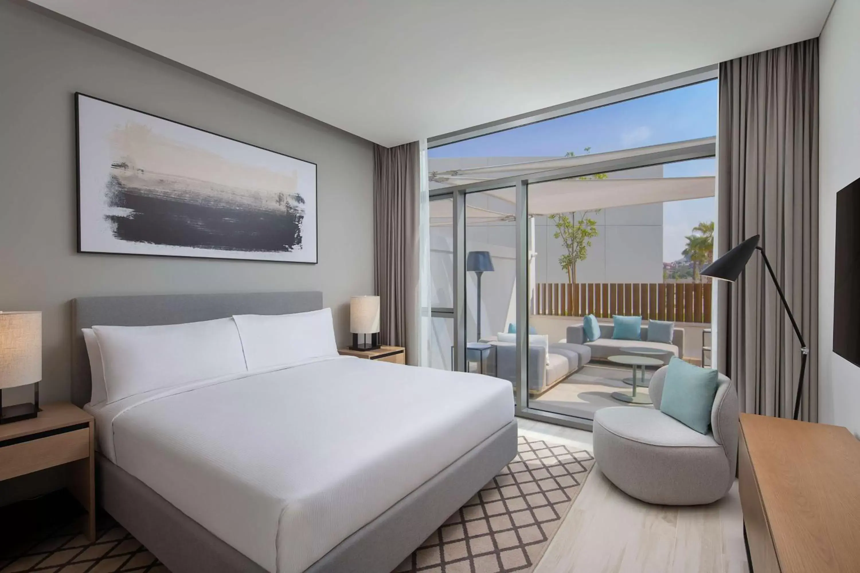 Bedroom in Doubletree By Hilton Abu Dhabi Yas Island Residences