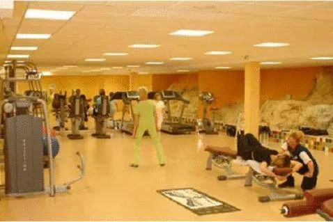 Fitness centre/facilities in Park Hotel Villa Potenziani