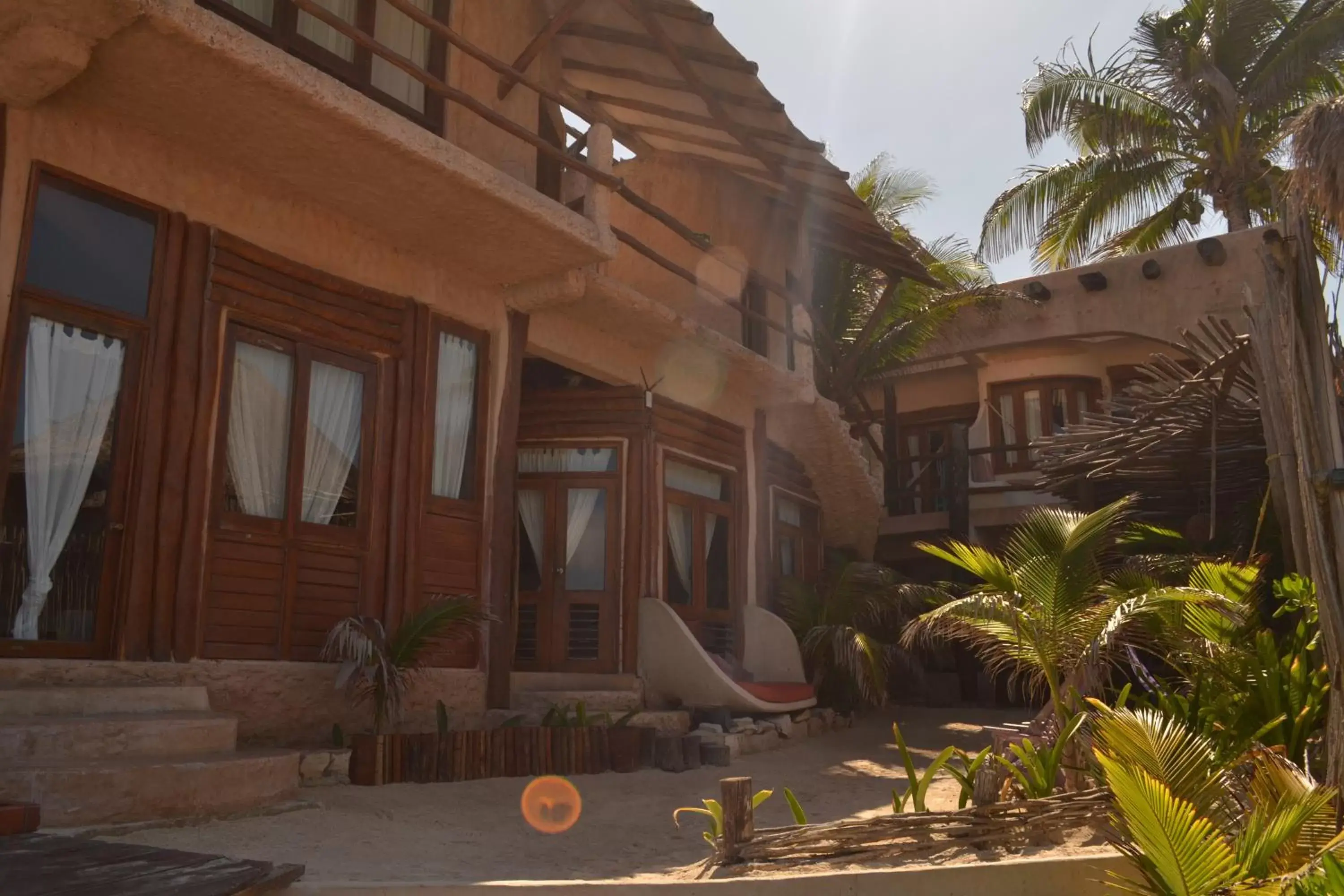 Property building, Patio/Outdoor Area in La Posada del Sol Boutique Hotel Tulum