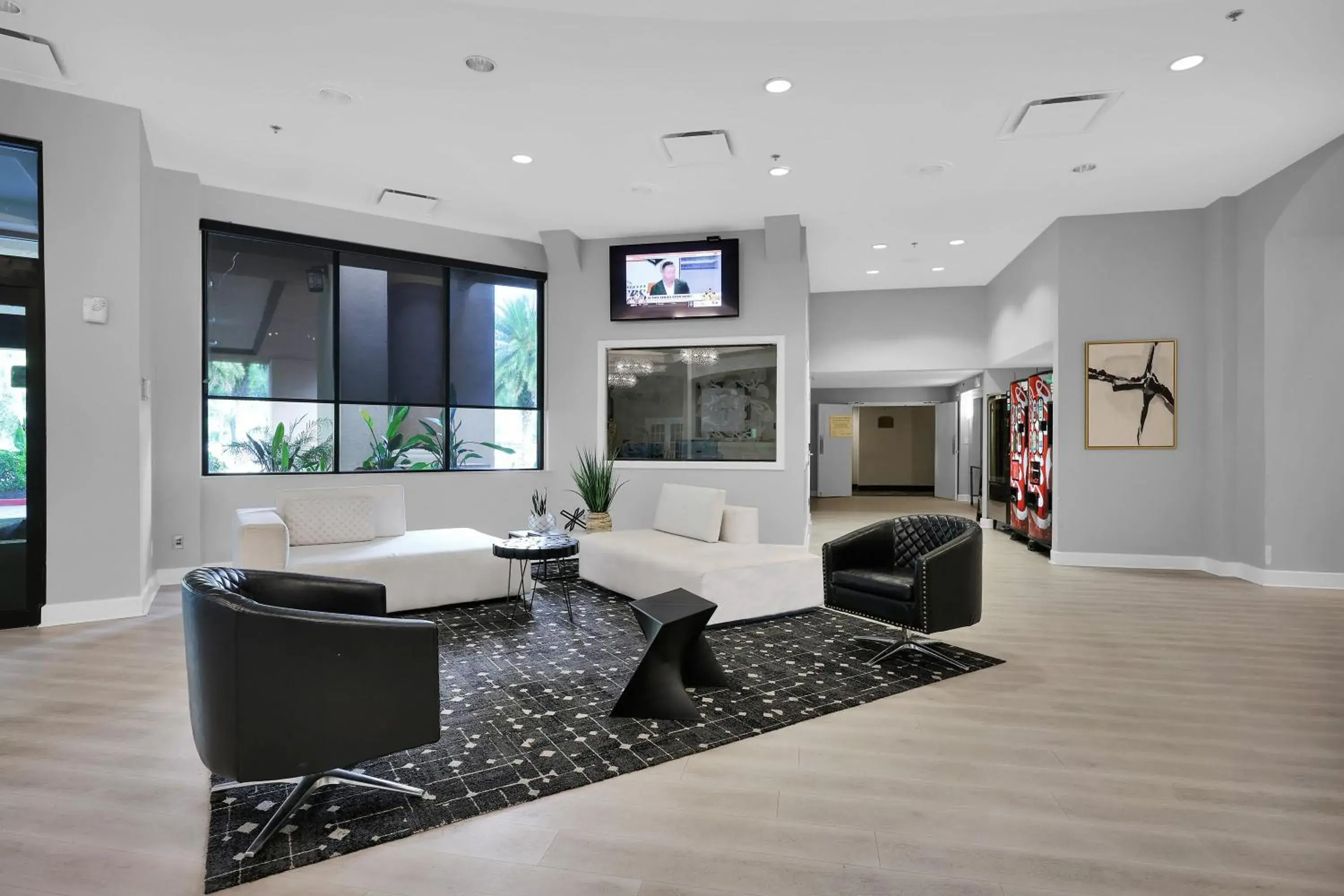 Lobby or reception, Seating Area in Ramada by Wyndham Jacksonville I-95 by Butler Blvd