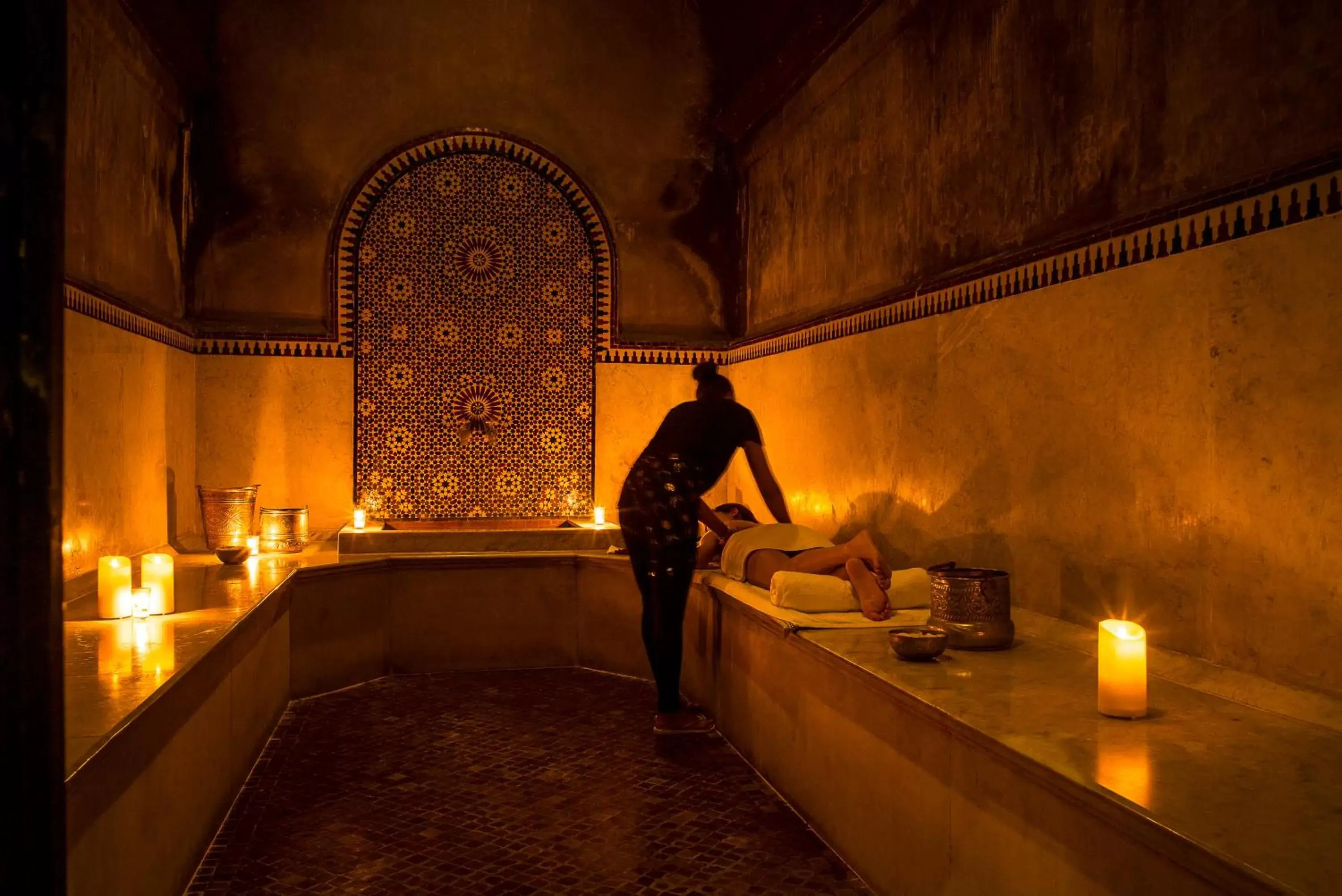 Sauna, Guests in Selman Marrakech