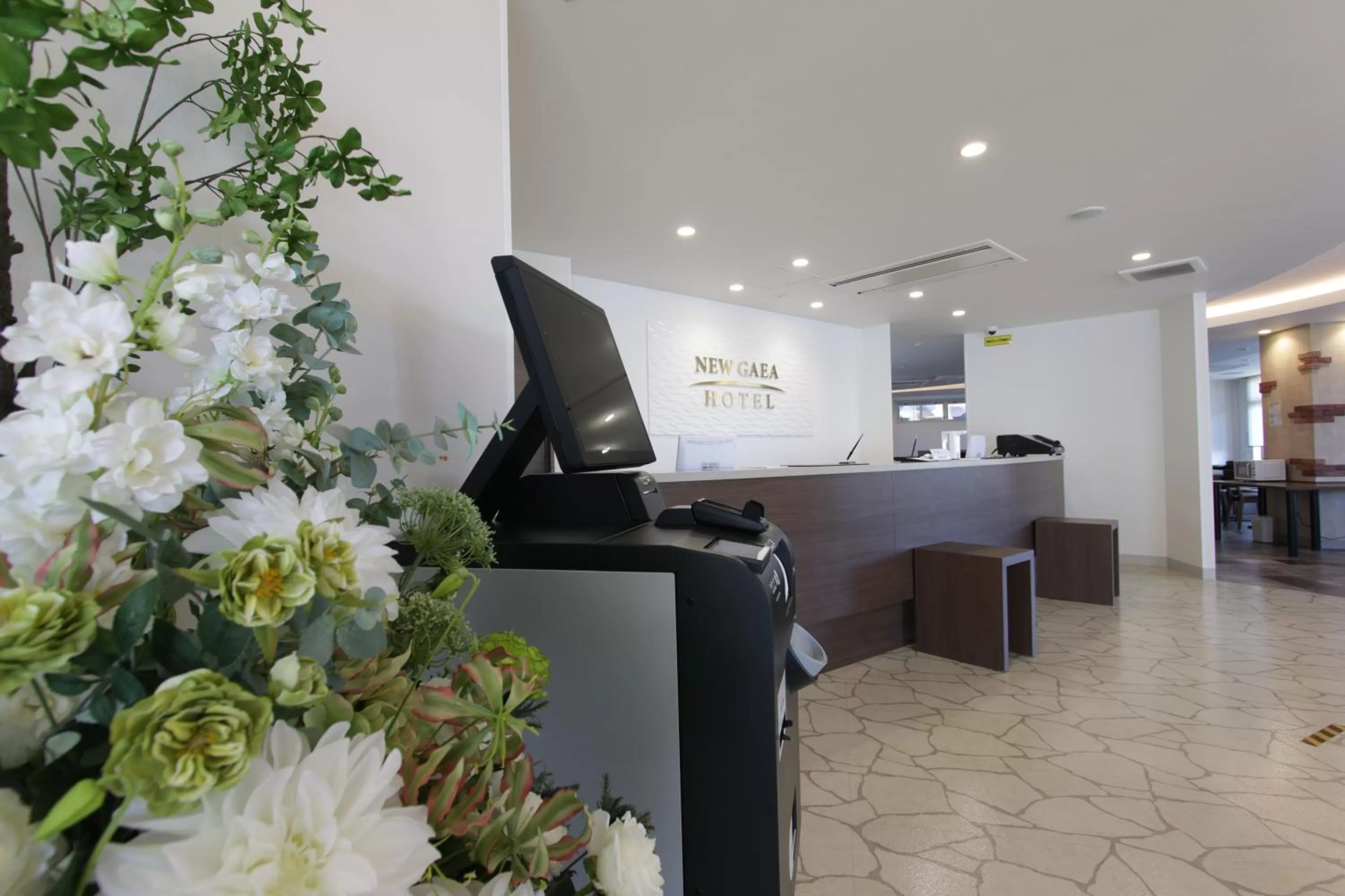 Lobby or reception in Hotel New Gaea Nishi Kumamoto Ekimae