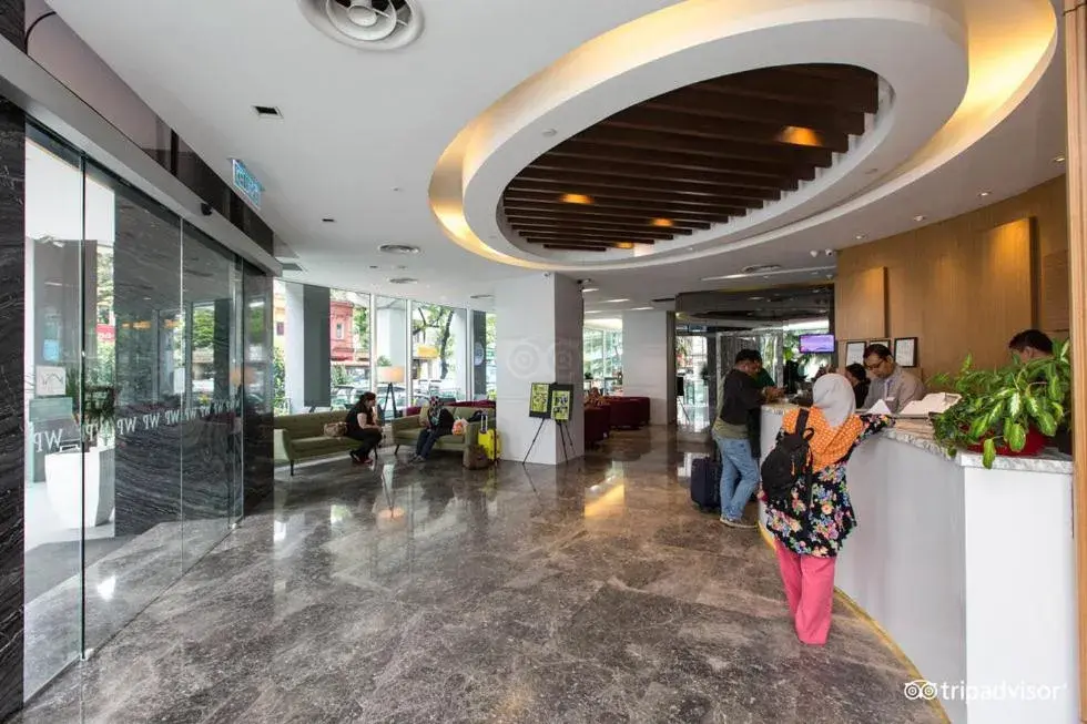 Lobby or reception in WP Hotel