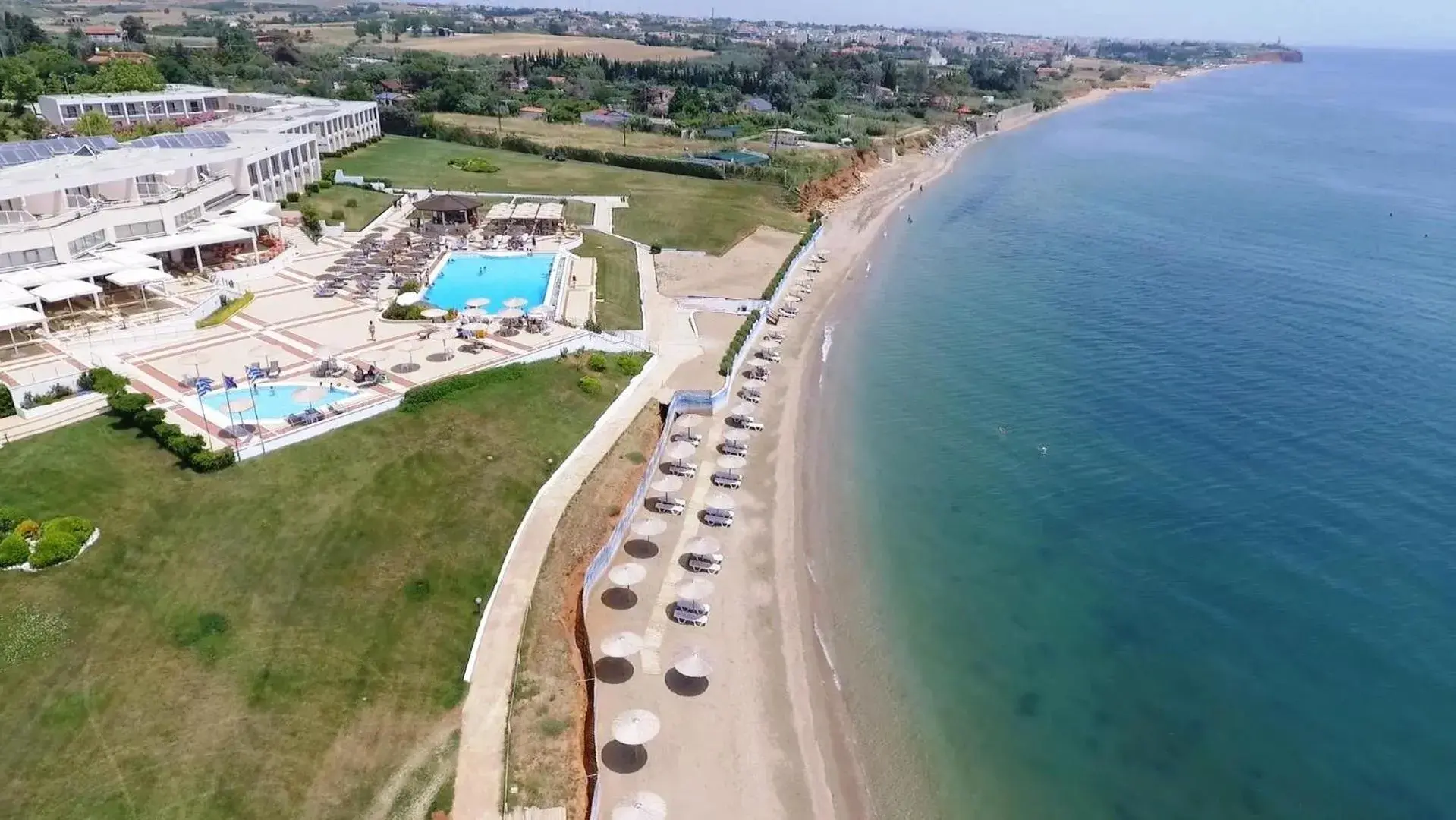 Beach, Bird's-eye View in Ramada Plaza Thraki