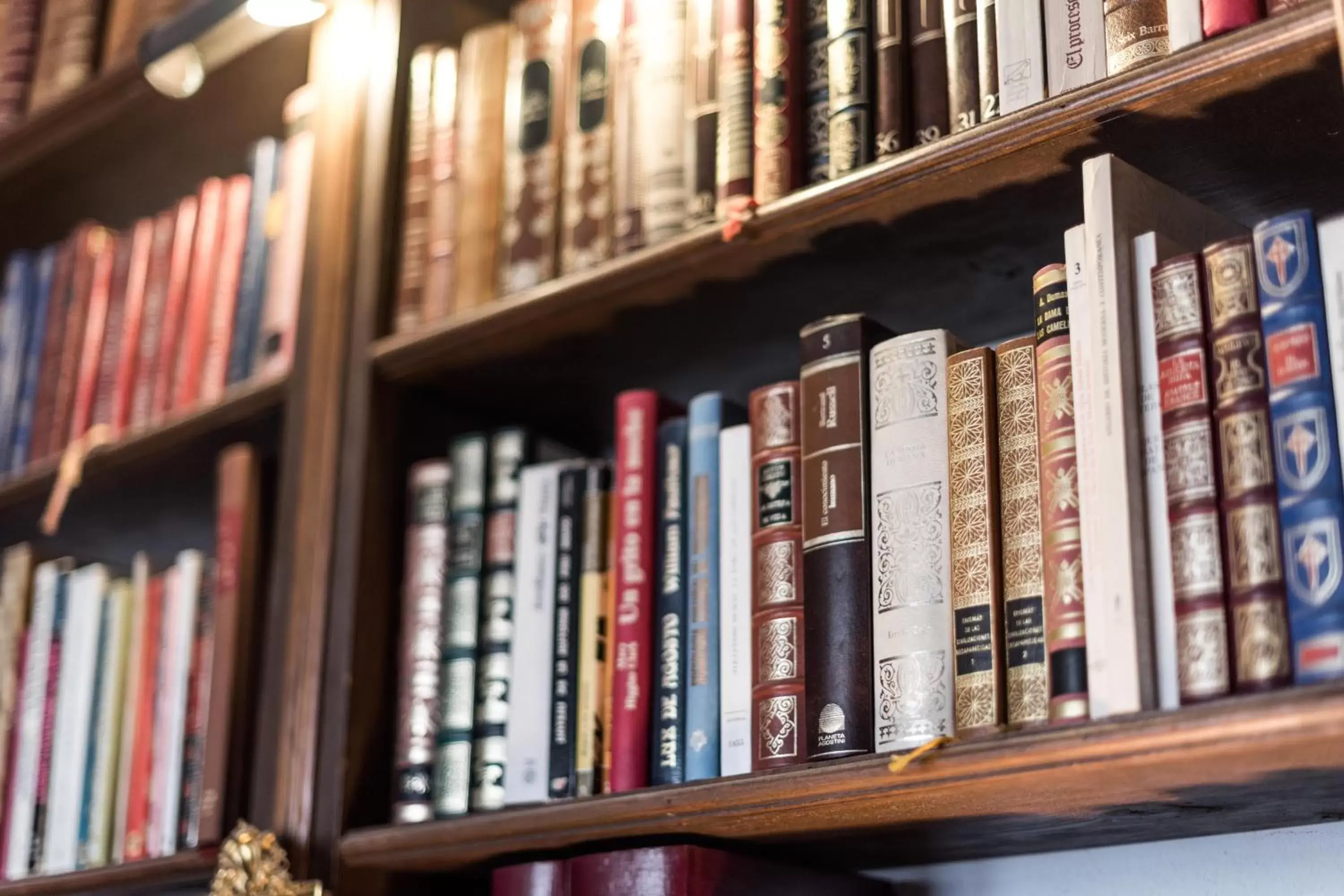 Library in Hotel Soho Boutique Palacio San Gabriel