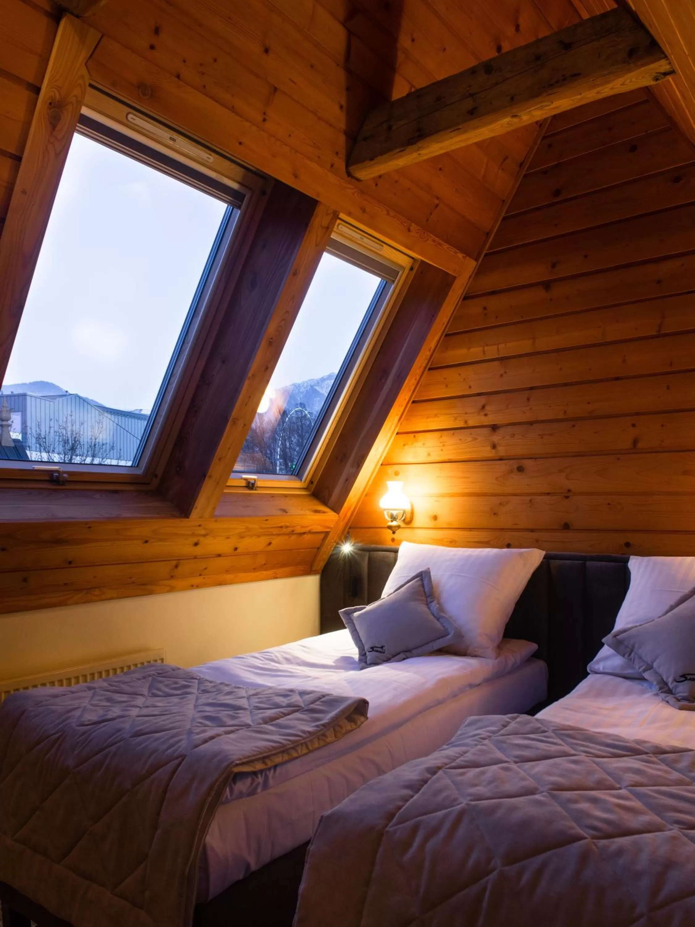 Bed in Hotel Sabała