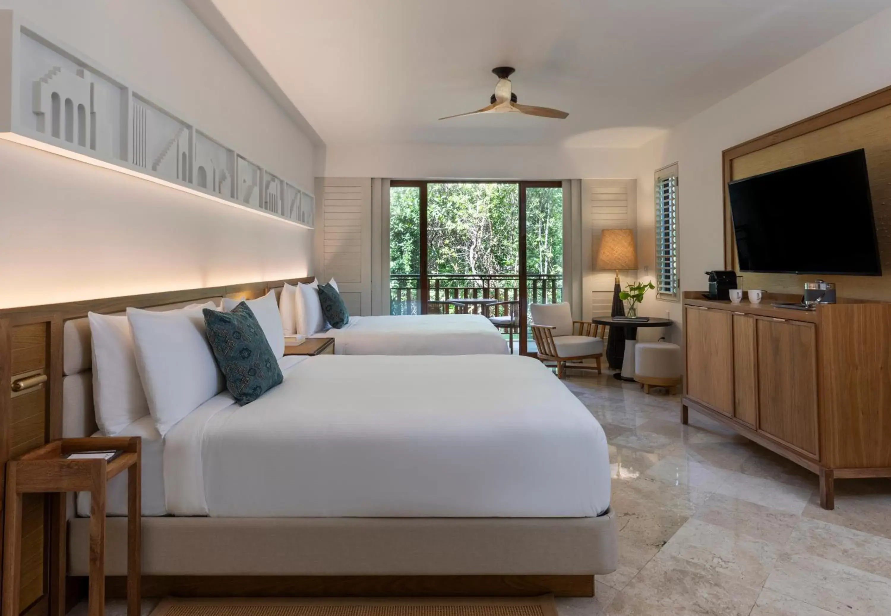 Bedroom, Bed in Fairmont Mayakoba Riviera Maya - All Inclusive