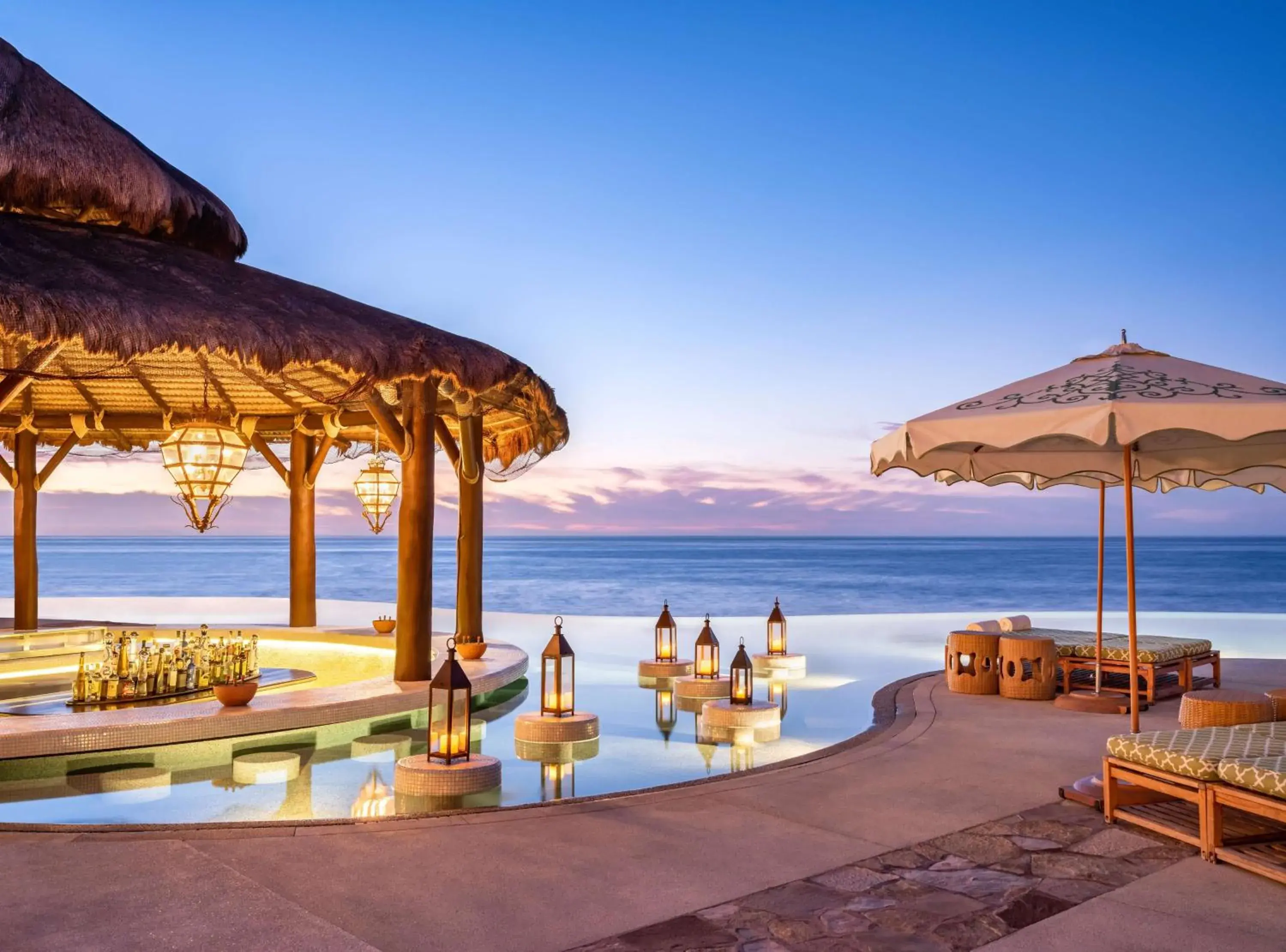 Pool view in Waldorf Astoria Los Cabos Pedregal