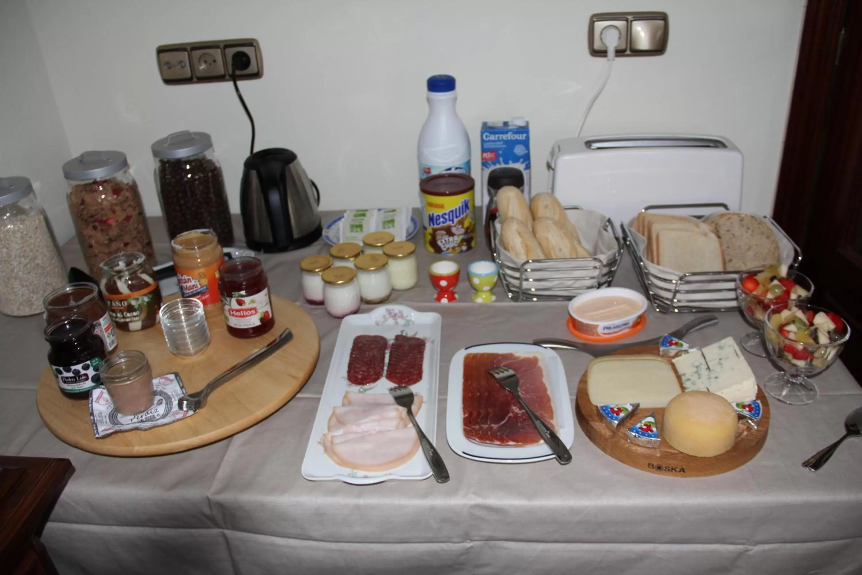 Continental breakfast in B&b Casa Flamenca