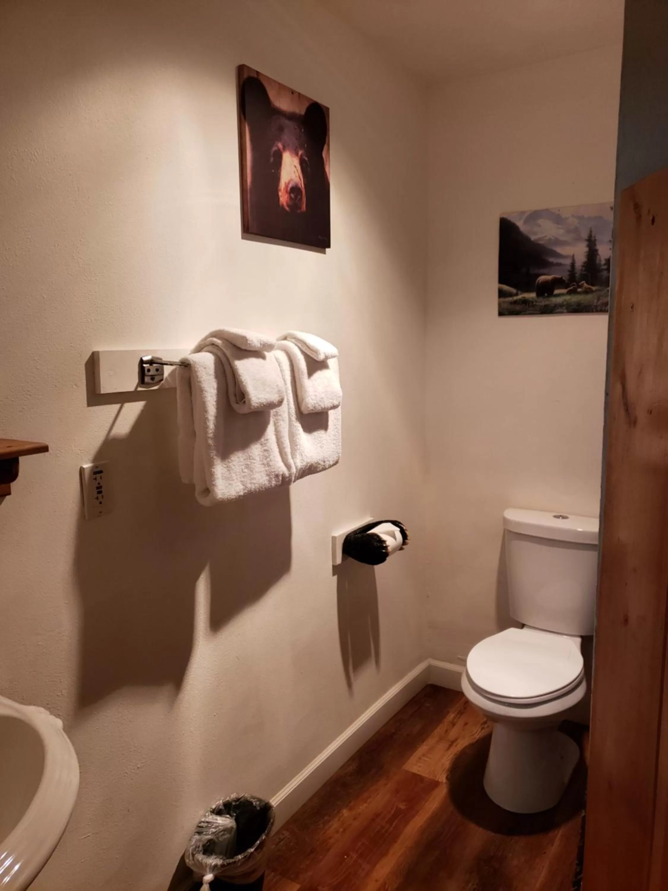 Bathroom in CRESCENT MOON MOTEL