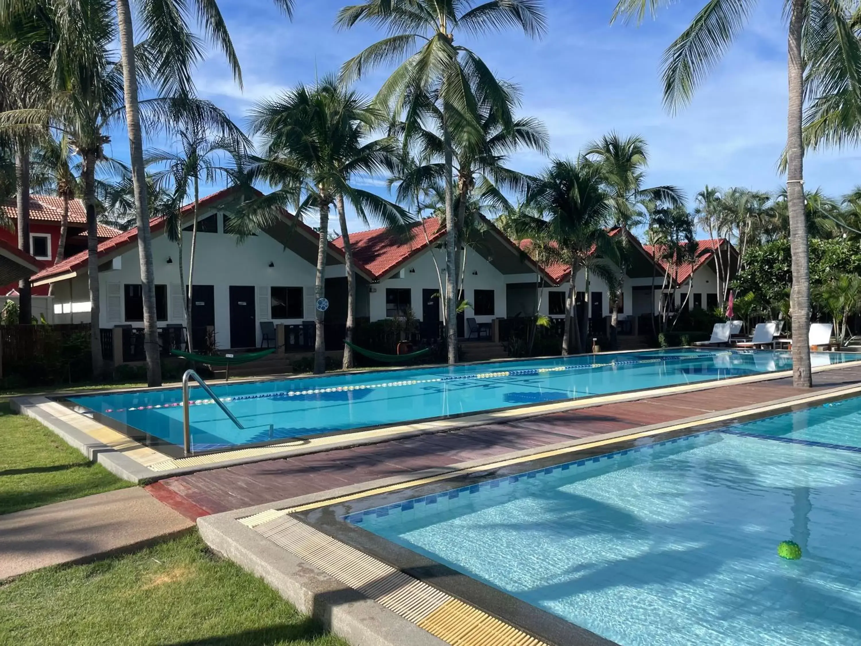 Swimming pool, Property Building in Dolphin Bay Beach Resort