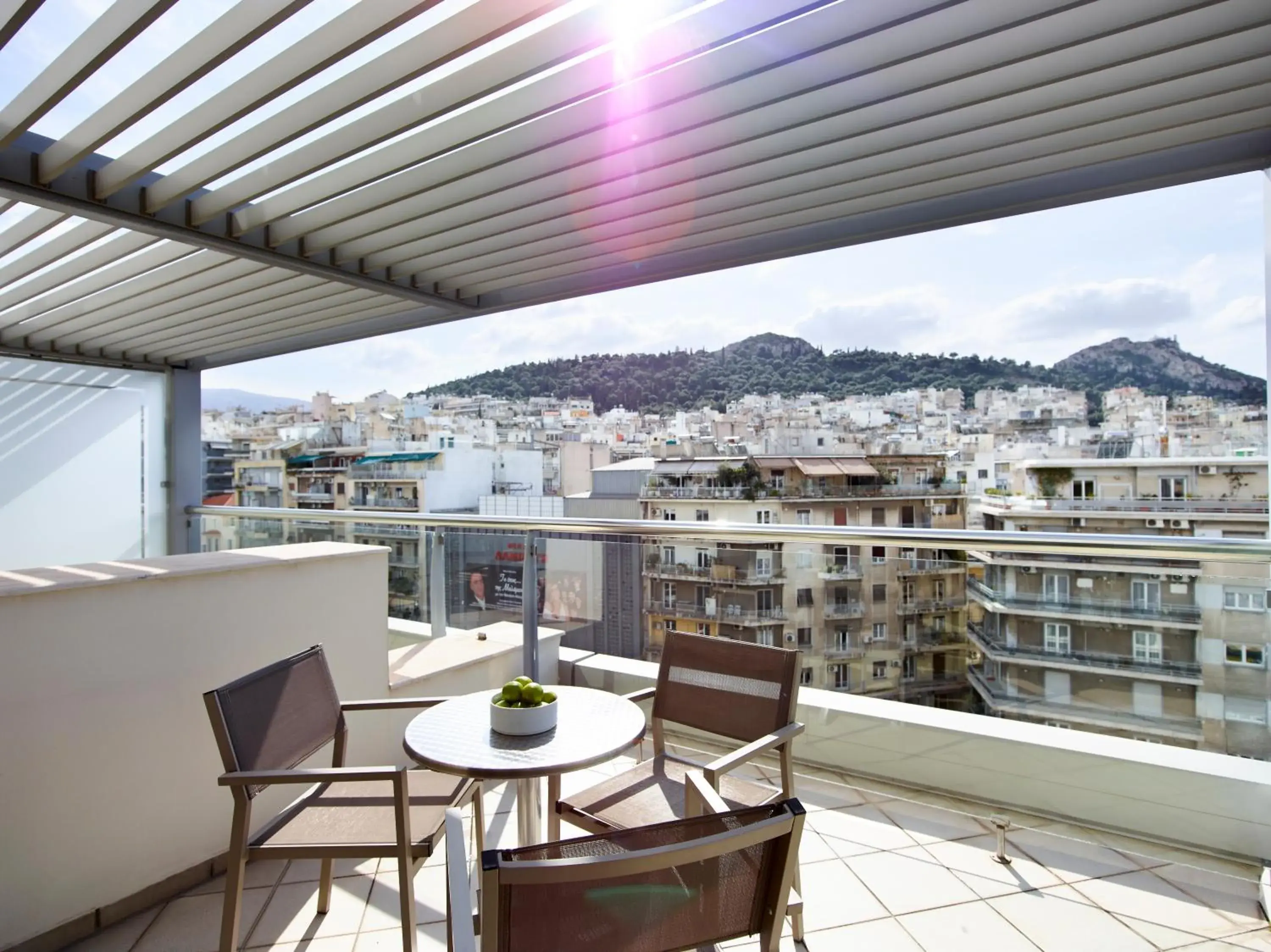 Balcony/Terrace in Athens Zafolia Hotel