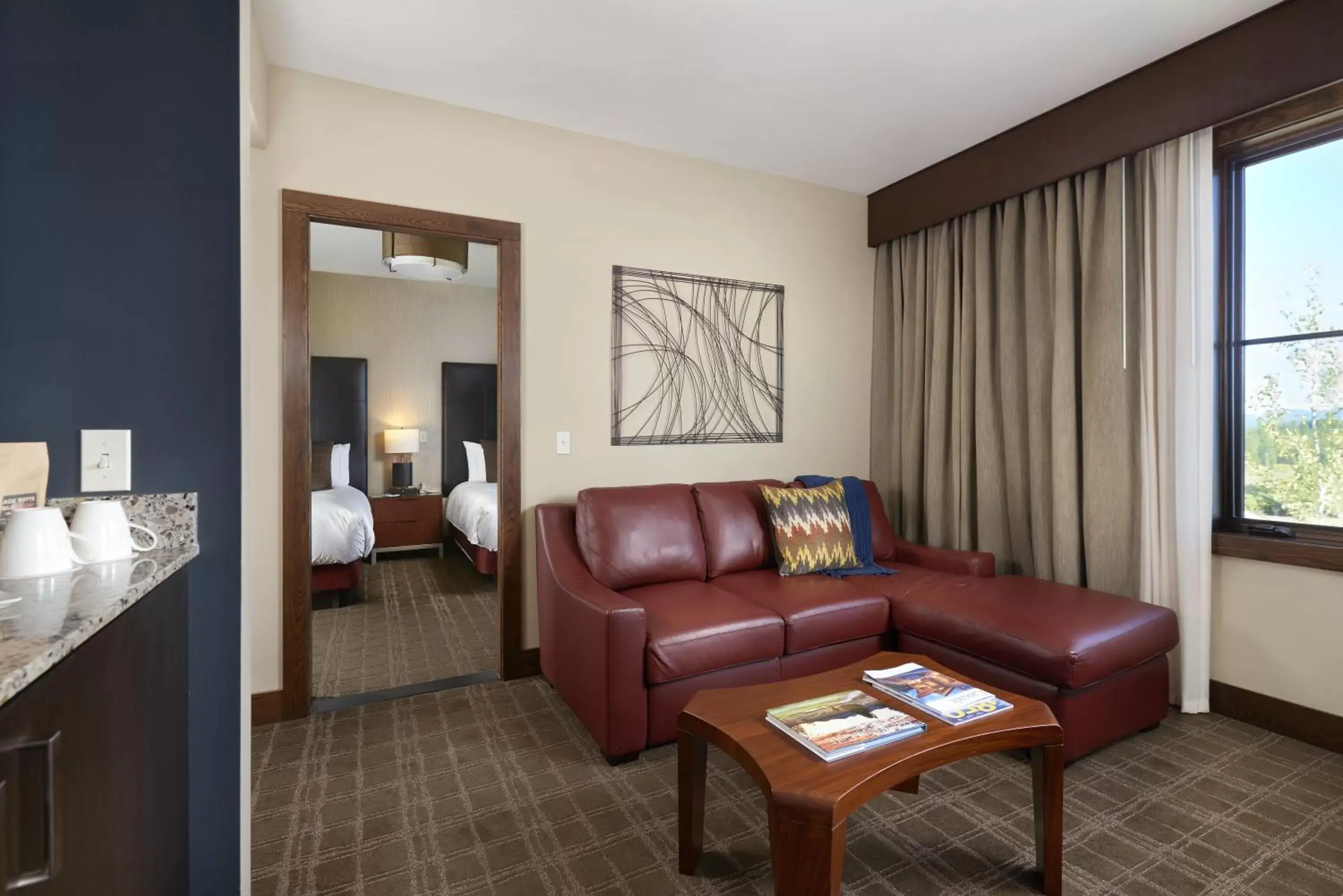 Junior Suite with Two Queen Beds with Southern View in Tetherow Hotel Junior Suite with Two Queen Beds with Southern View in Tetherow Hotel