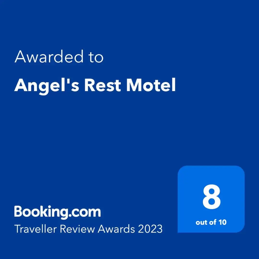 Certificate/Award, Logo/Certificate/Sign/Award in Angel's Rest Motel