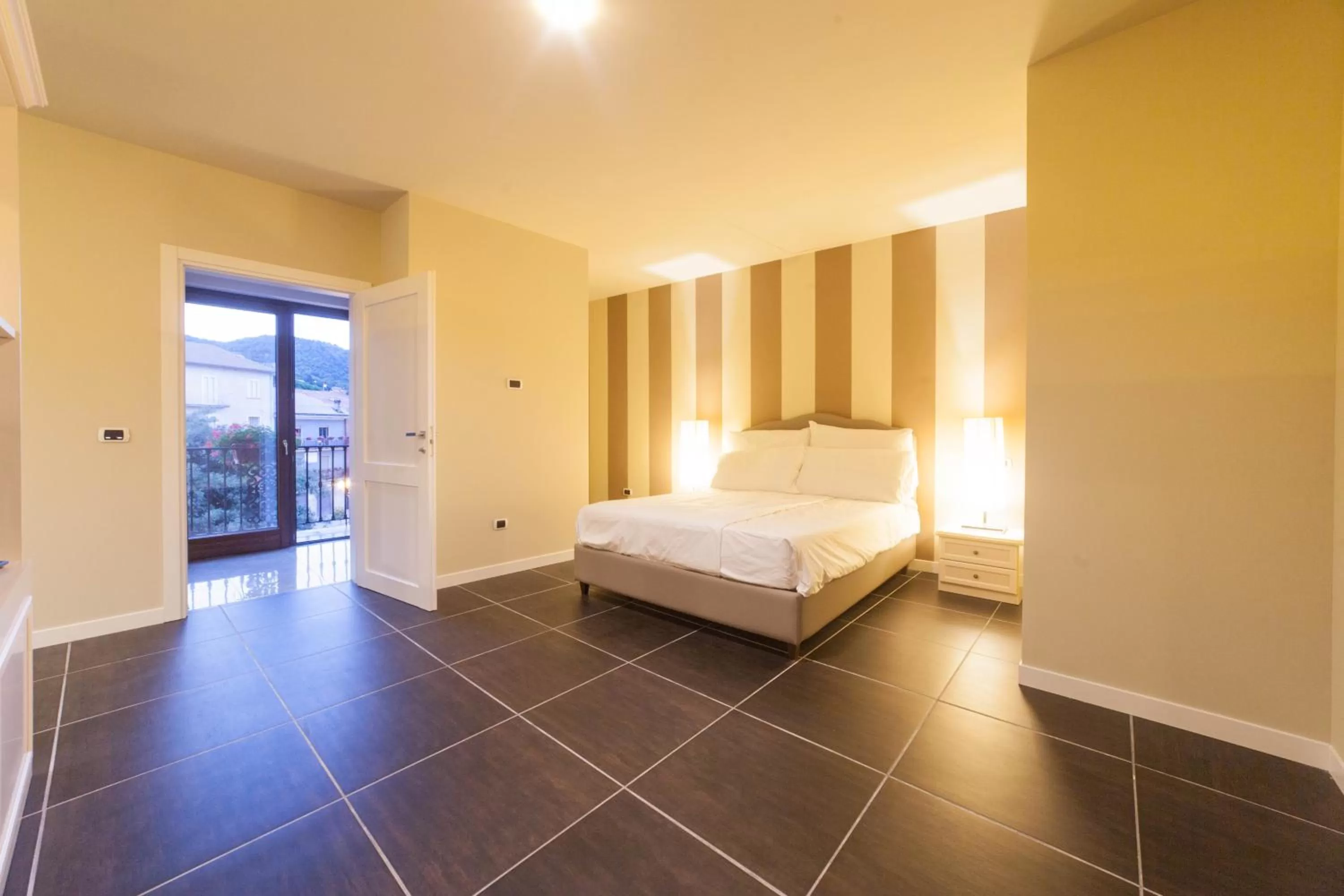 Bed in Roccamonfina Palace Hotel