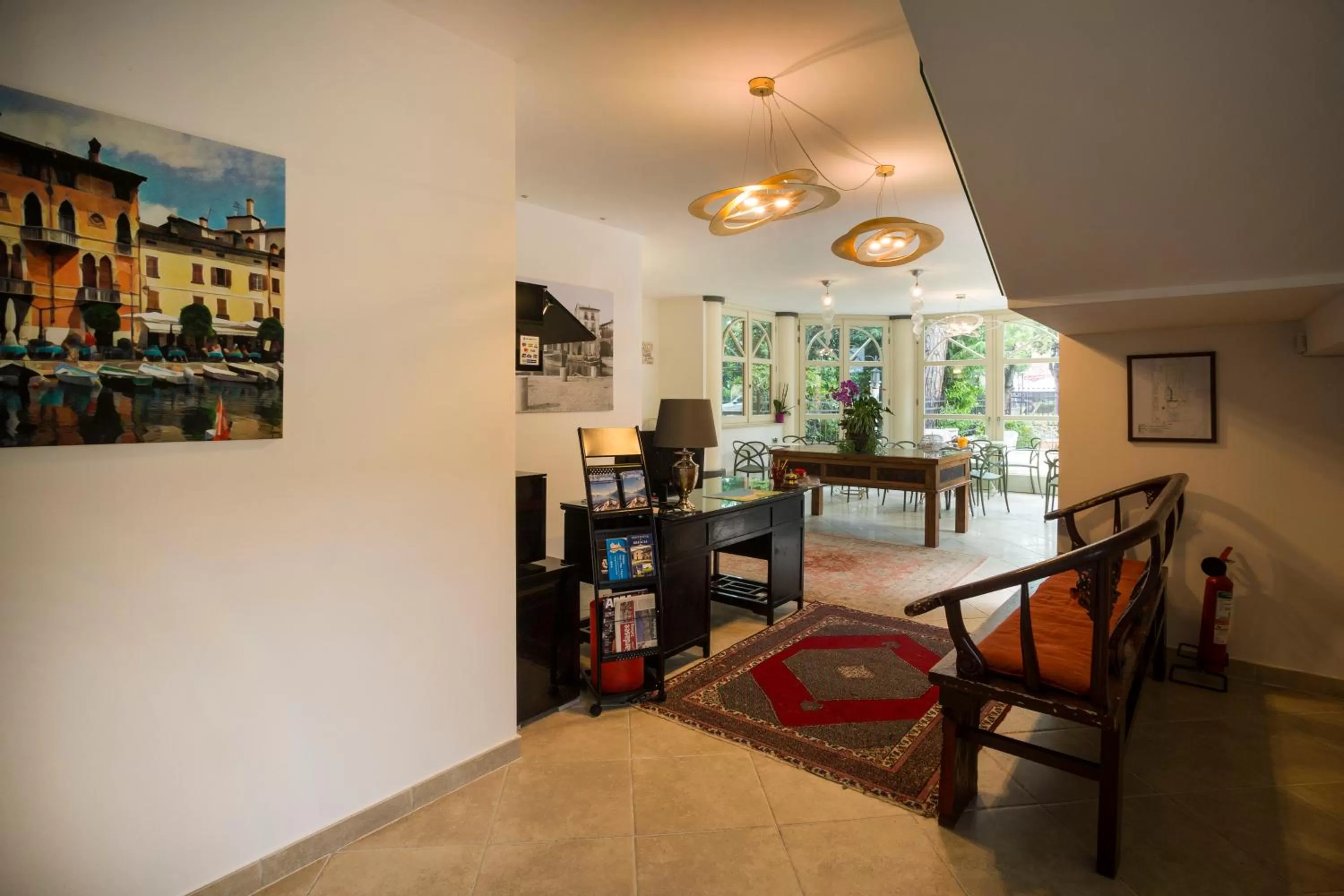 Lobby or reception in La Villa Desenzano