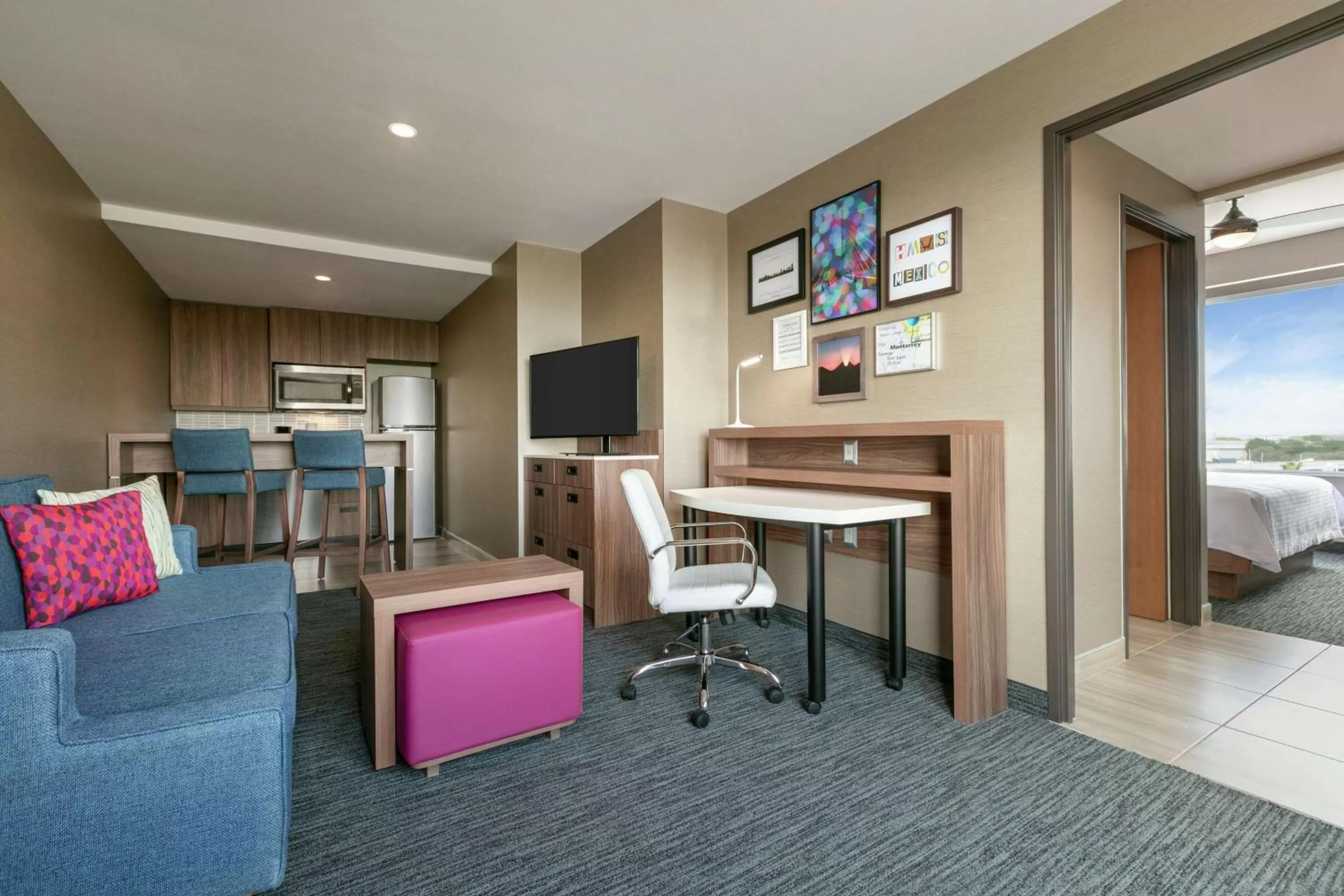 Bedroom in Homewood Suites By Hilton Monterrey Apodaca