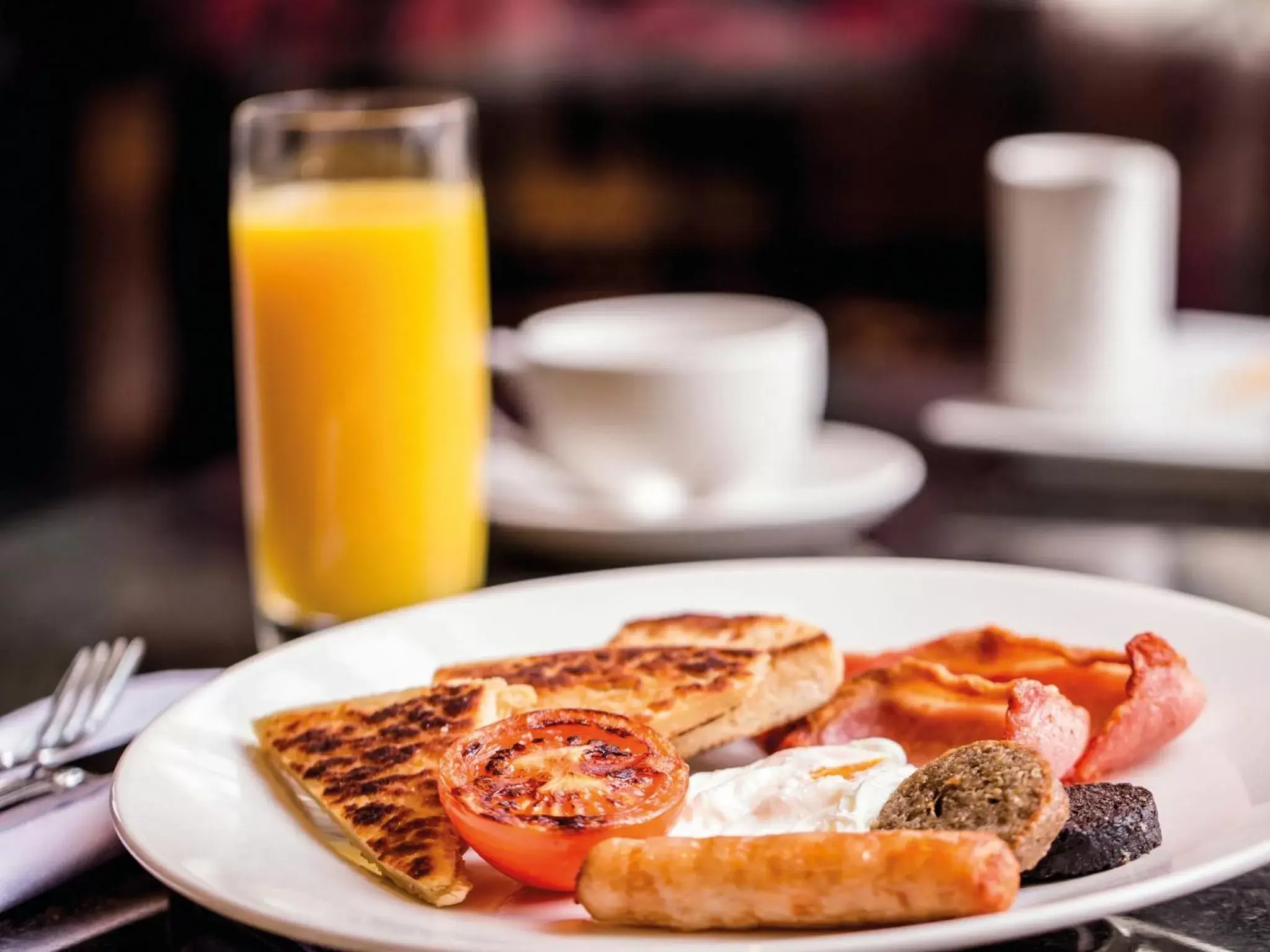 Food close-up in Europa Hotel