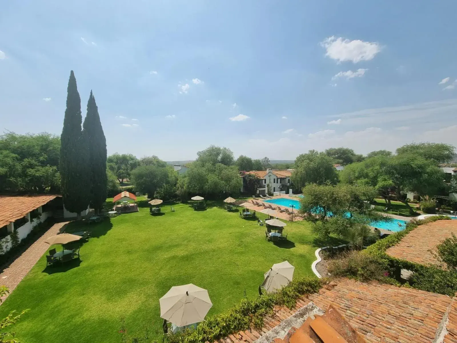 Garden view, Garden in Hotel Hacienda Taboada (Aguas Termales)