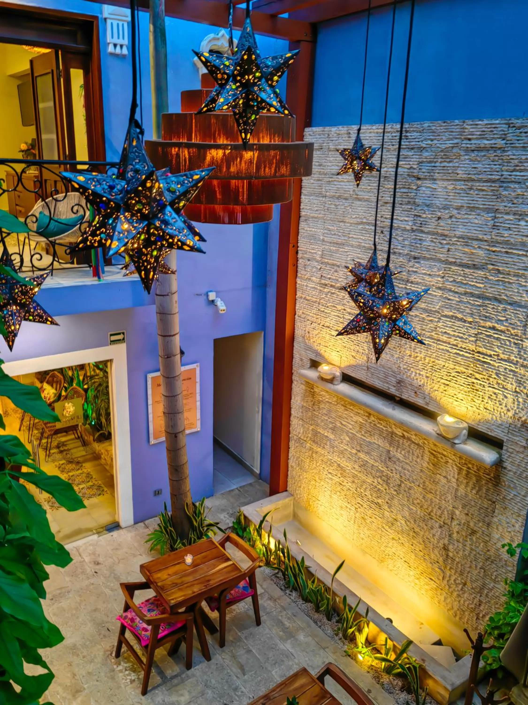 Patio in Le Muuch Hotel Boutique