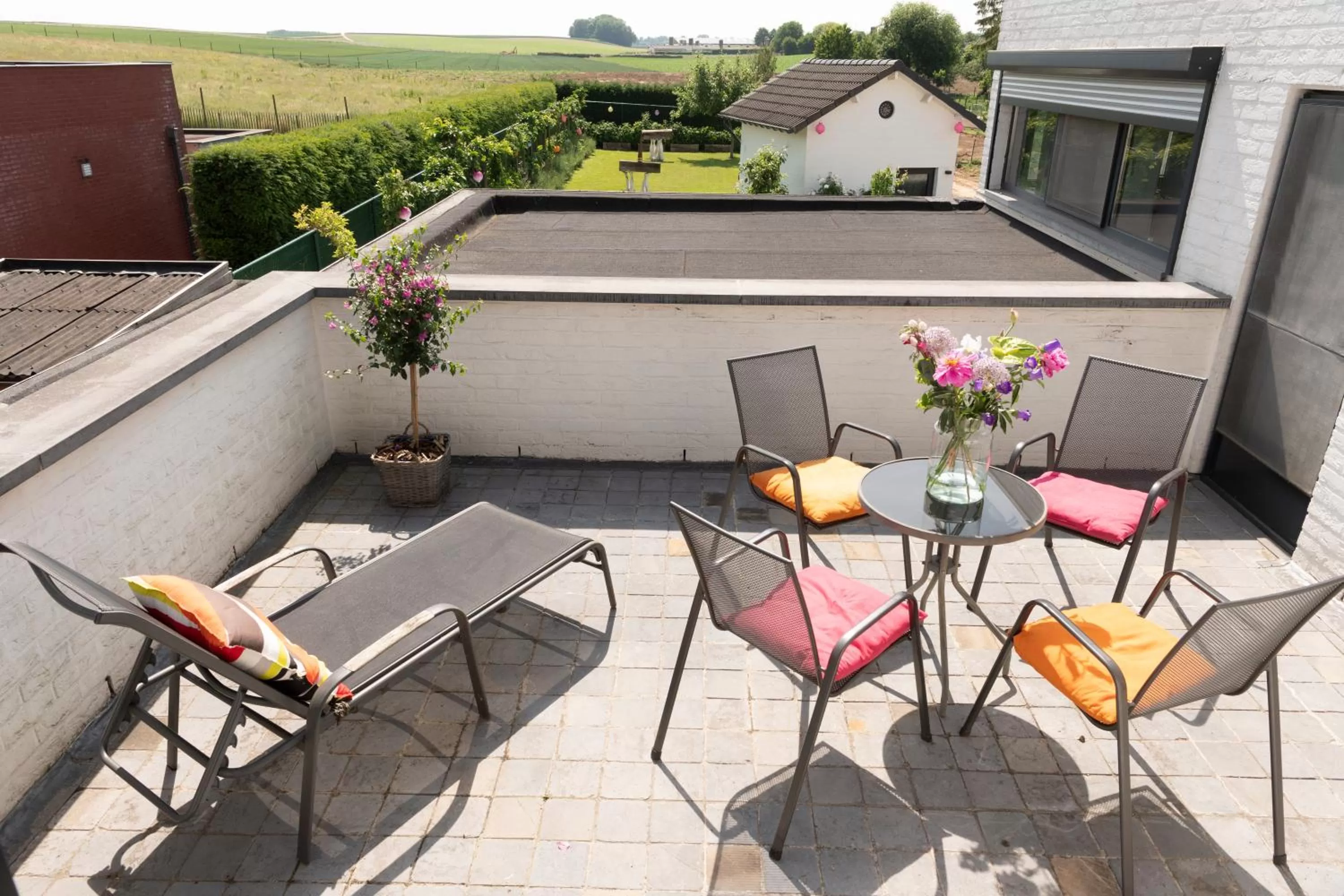 Balcony/Terrace in B&B Montenakerhof