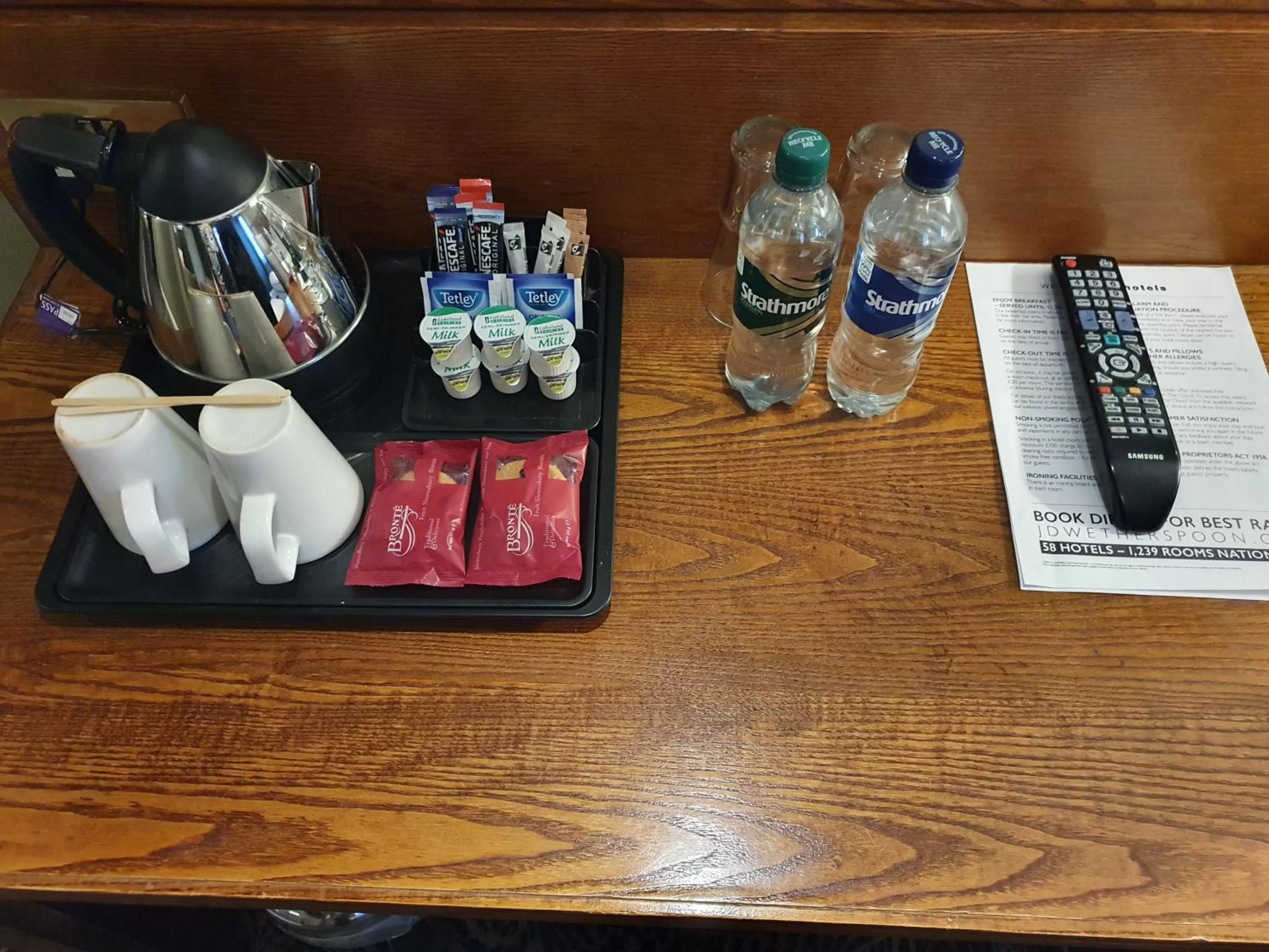 Coffee/tea facilities in The Hatchet Inn Wetherspoon