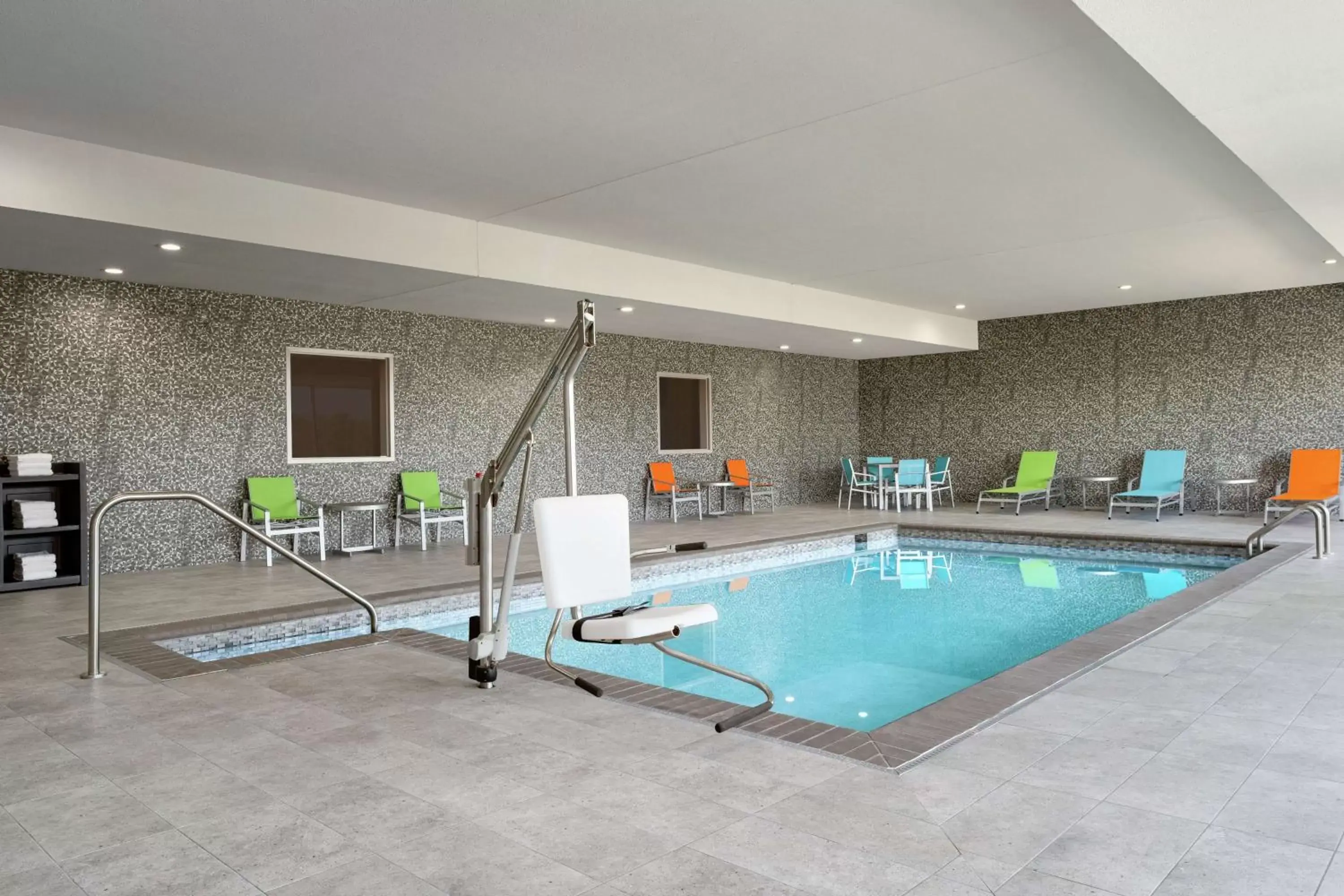Pool view, Swimming Pool in Home2 Suites By Hilton Norfolk Airport