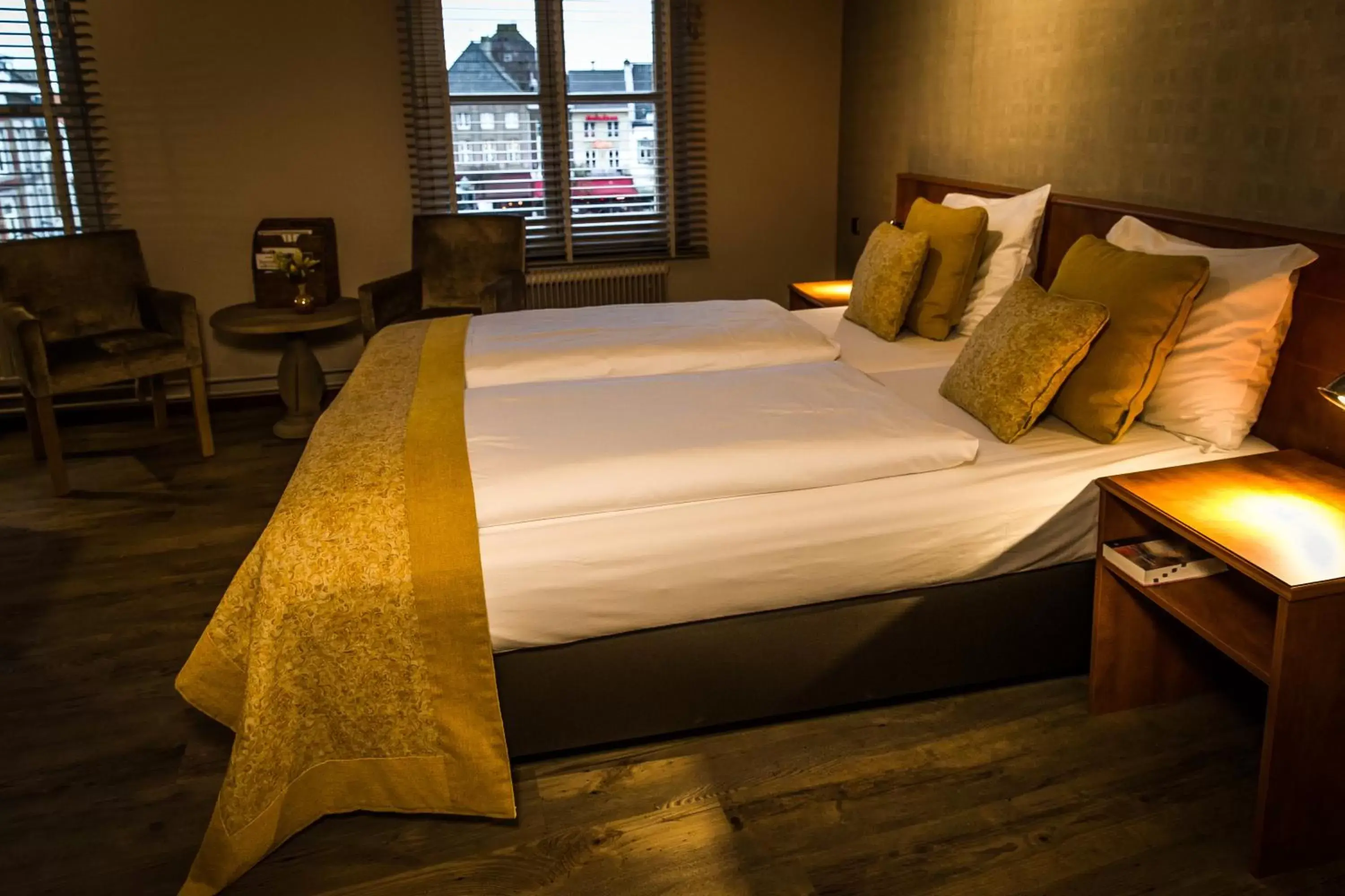 Bed in Hotel De Limbourg