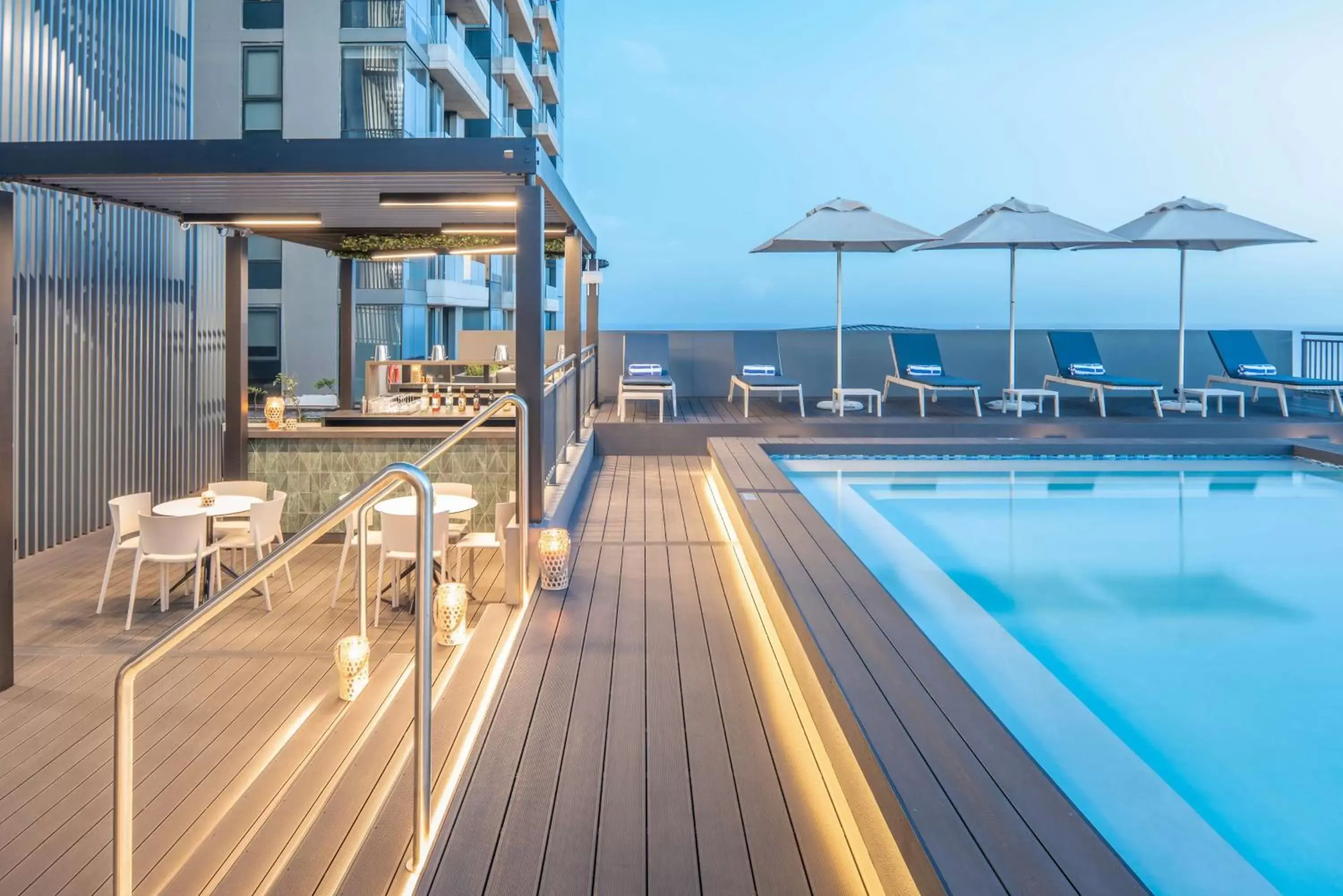 Pool view, Swimming Pool in Hilton Garden Inn Umhlanga Arch