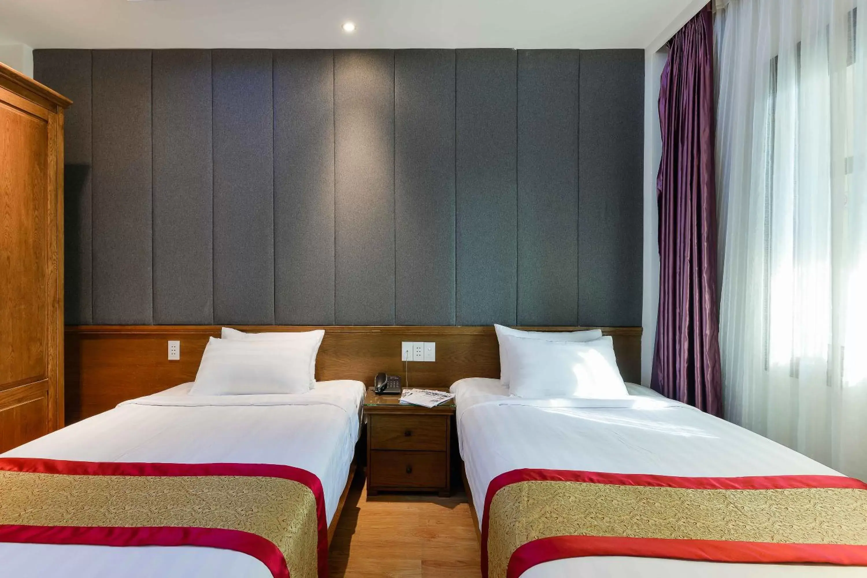 Bed in Saigonciti Hotel A