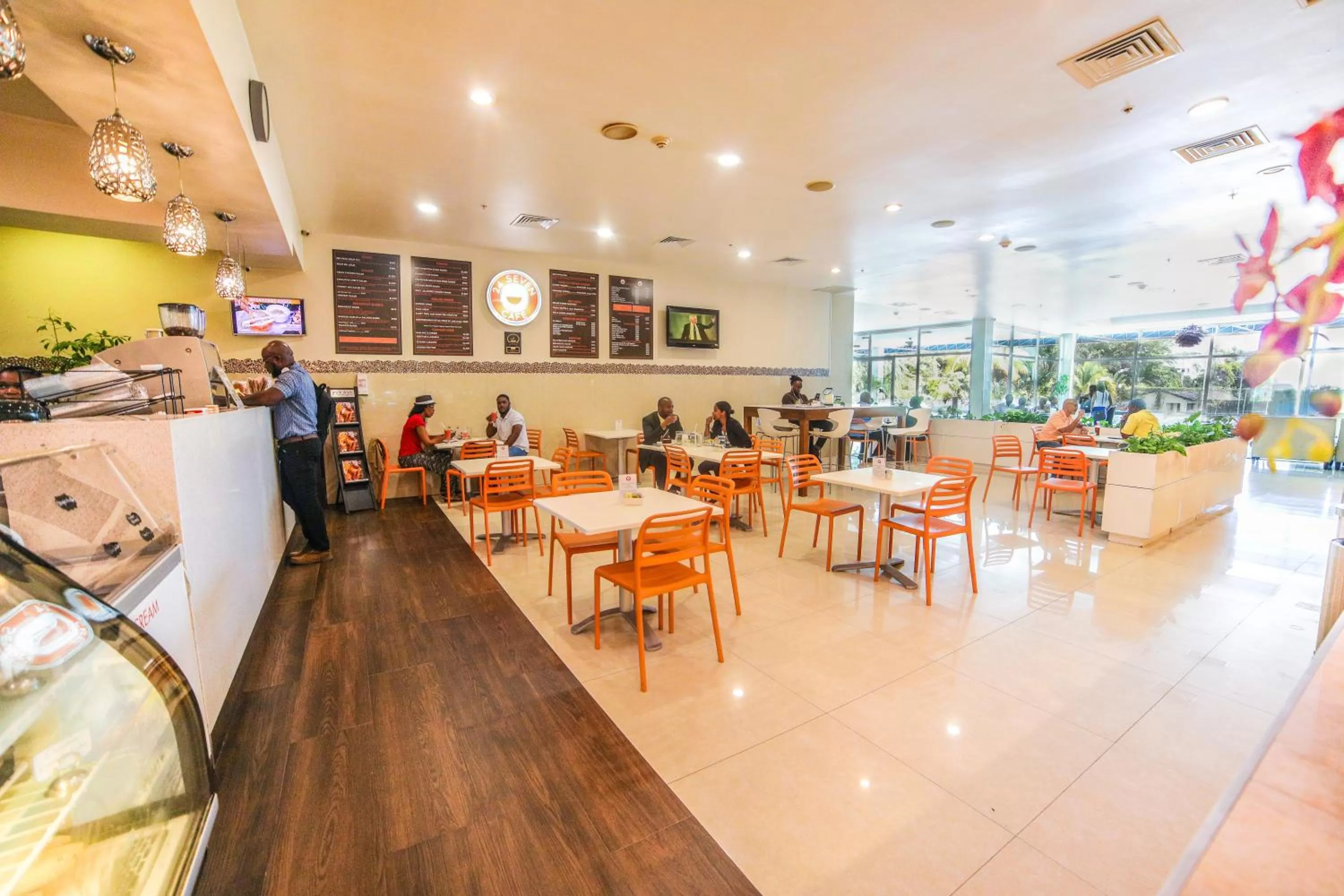 Restaurant/places to eat in The Jamaica Pegasus Hotel