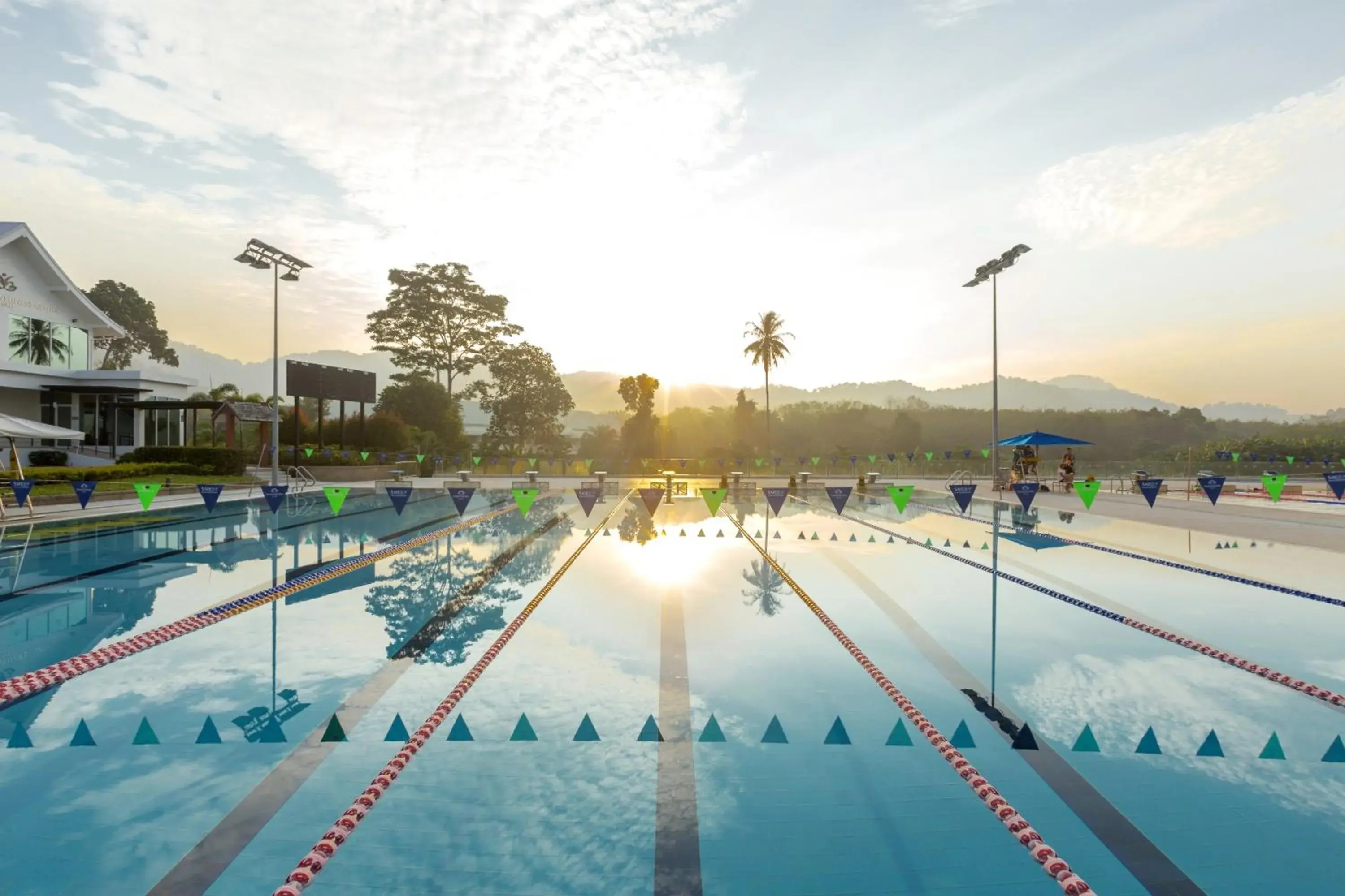 Swimming pool in Thanyapura Sports & Health Resort Swimming pool in Thanyapura Sports & Health Resort