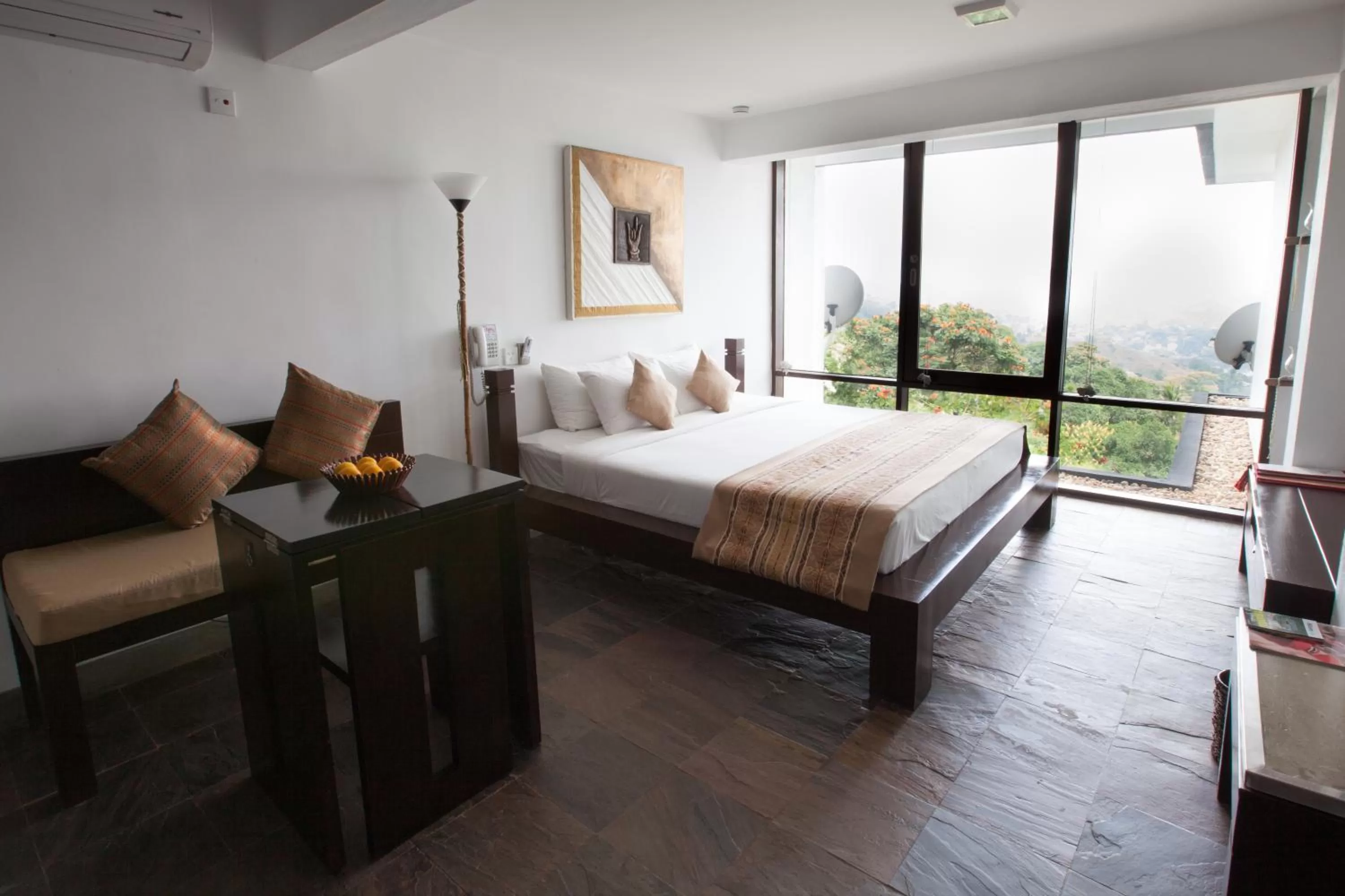 Bedroom, Bed in The Theva Residency