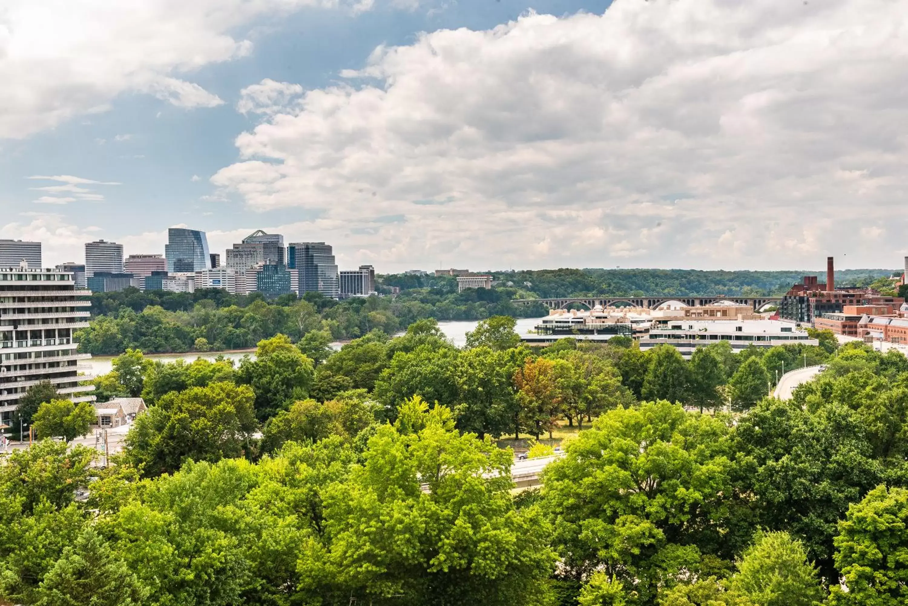 City view in The River Inn City view in The River Inn
