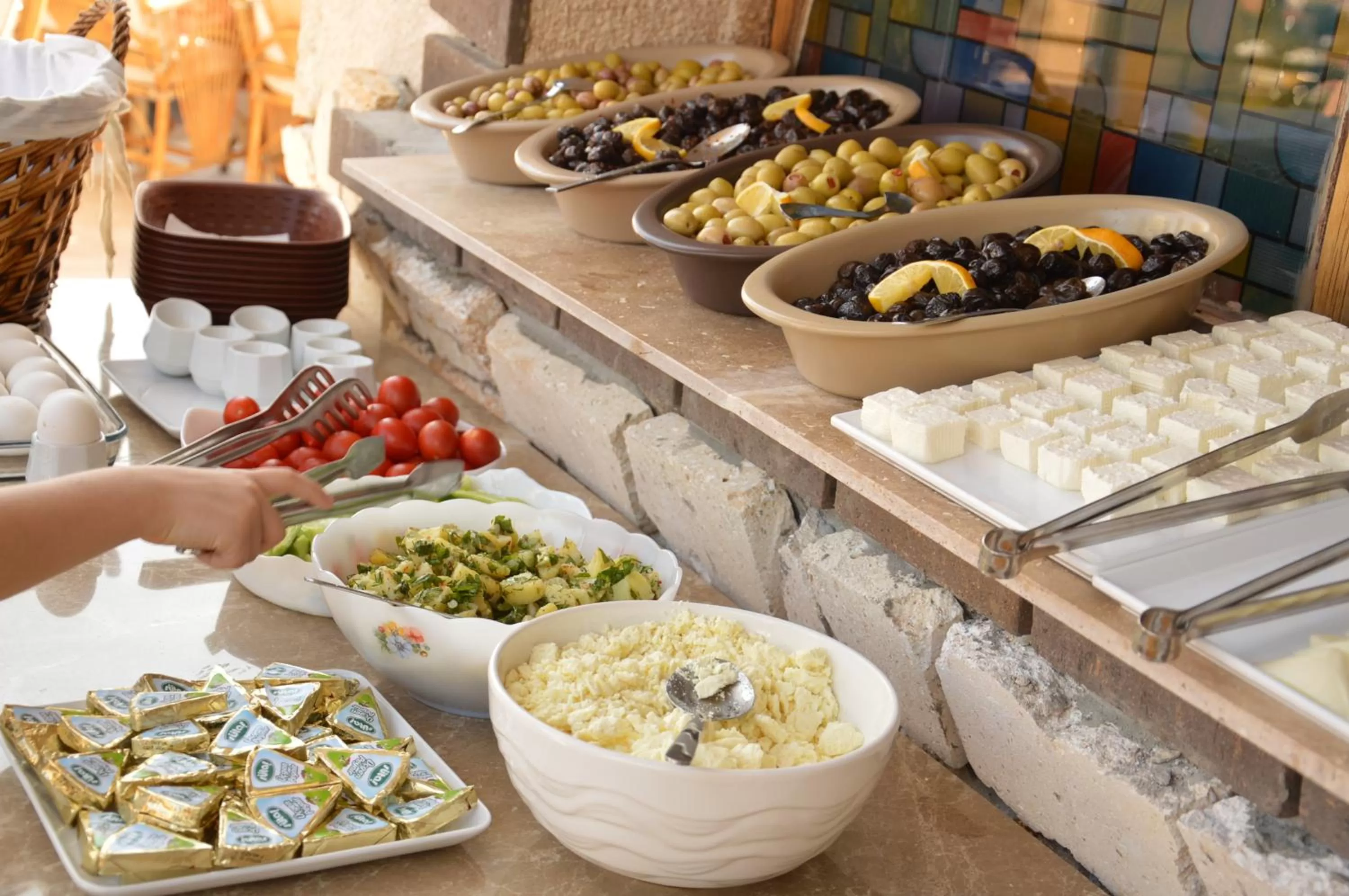 Breakfast in Elite Cave Suites