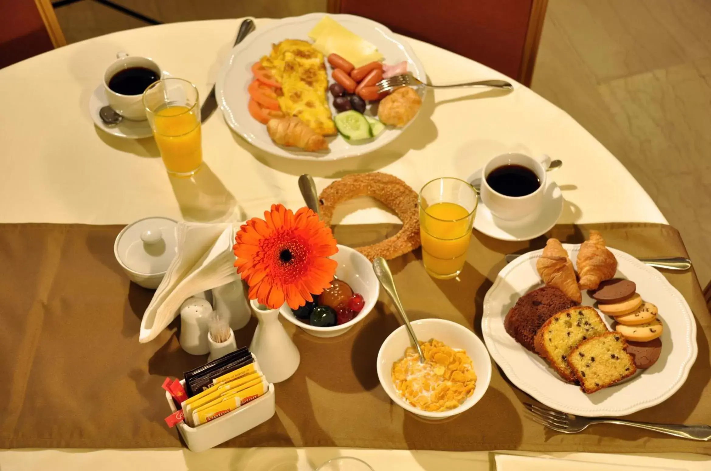 Food in Vergina Hotel