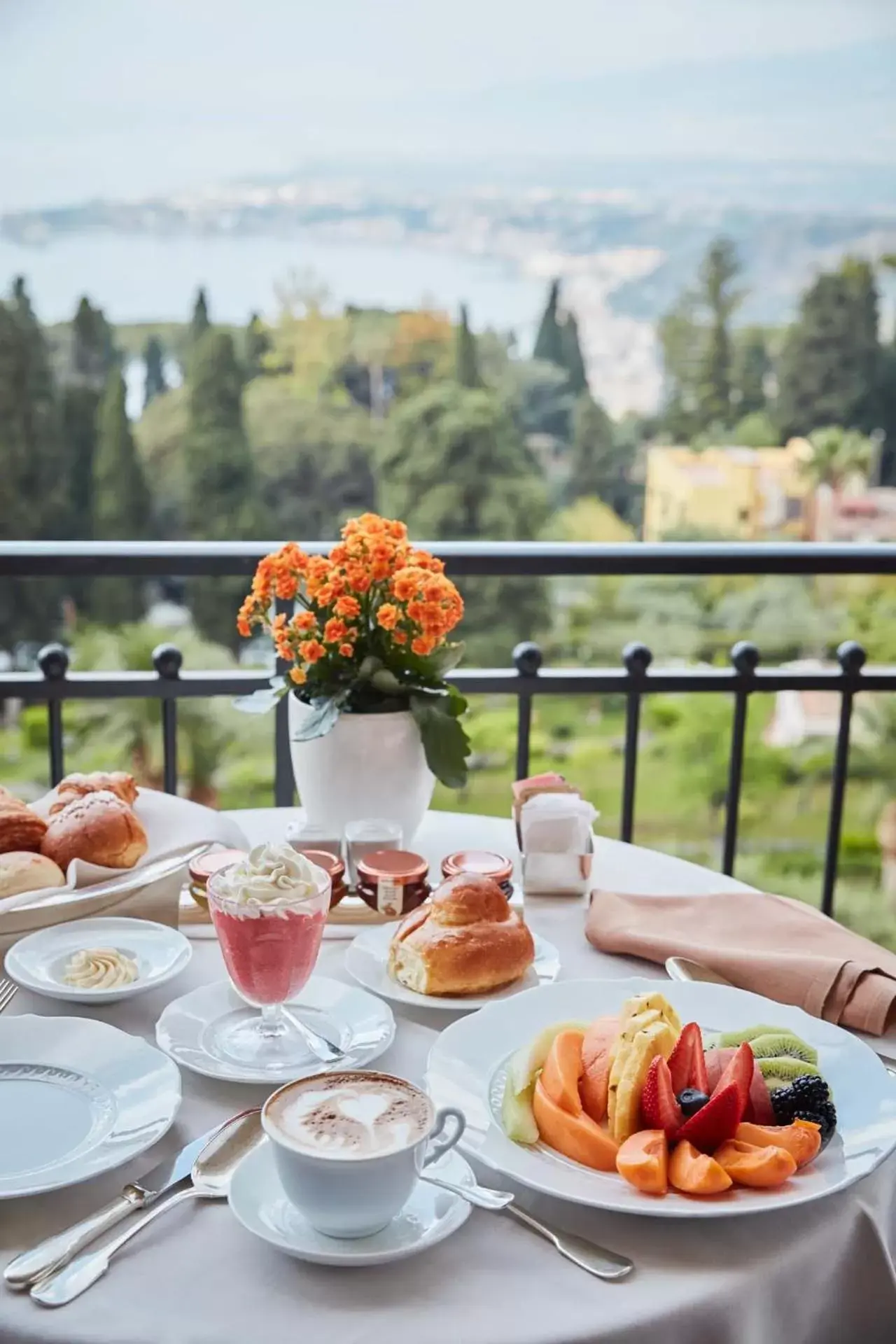 Breakfast in Grand Hotel Timeo, A Belmond Hotel, Taormina