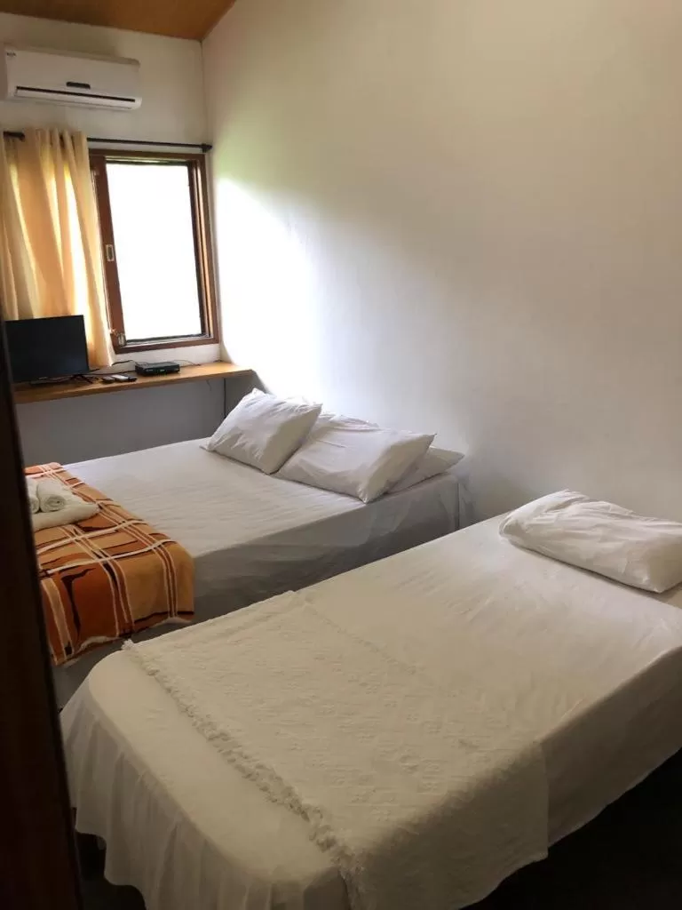 Bed in Pousada Aba da Serra