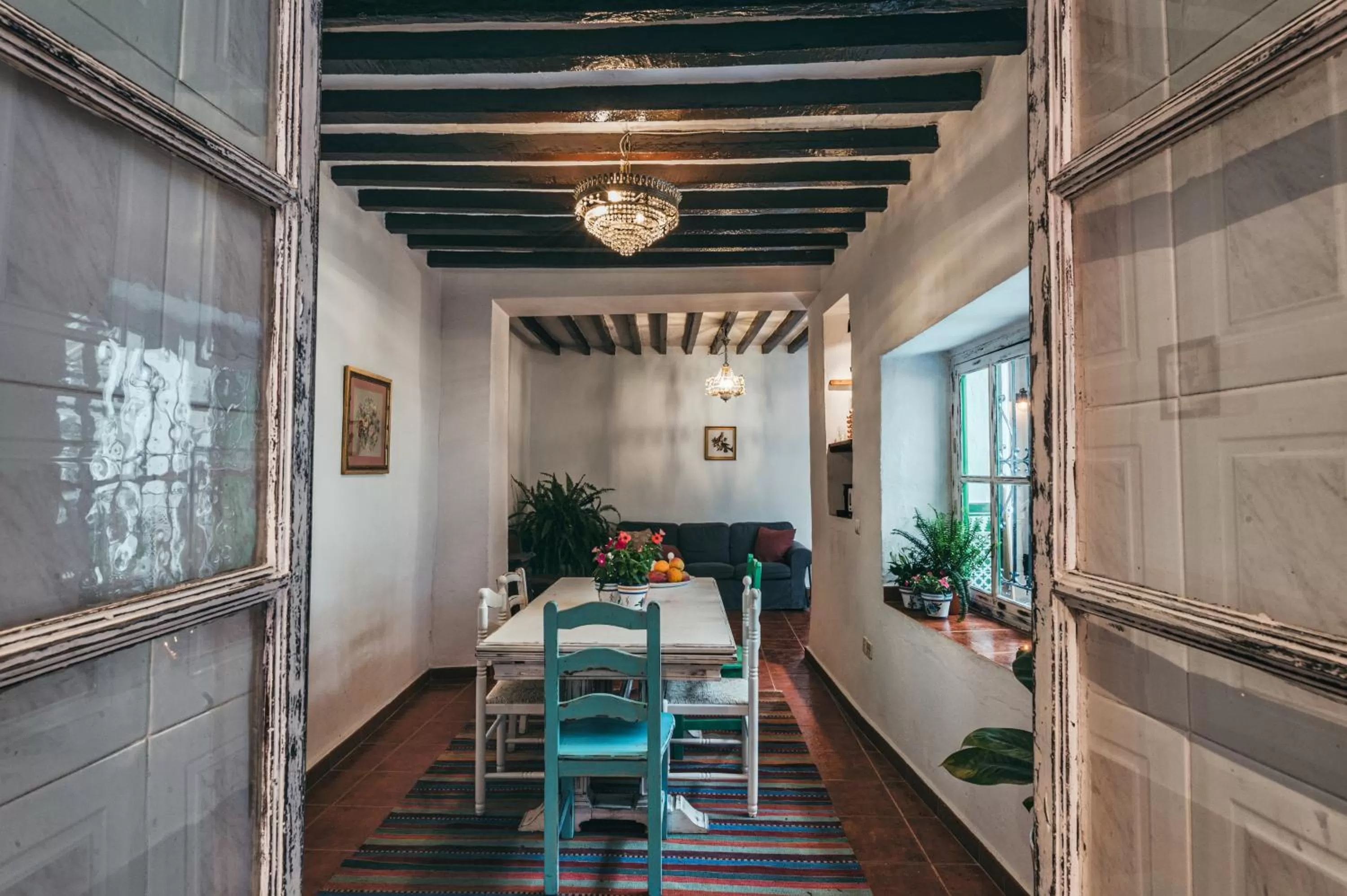 Living room in Encanto Guesthouse