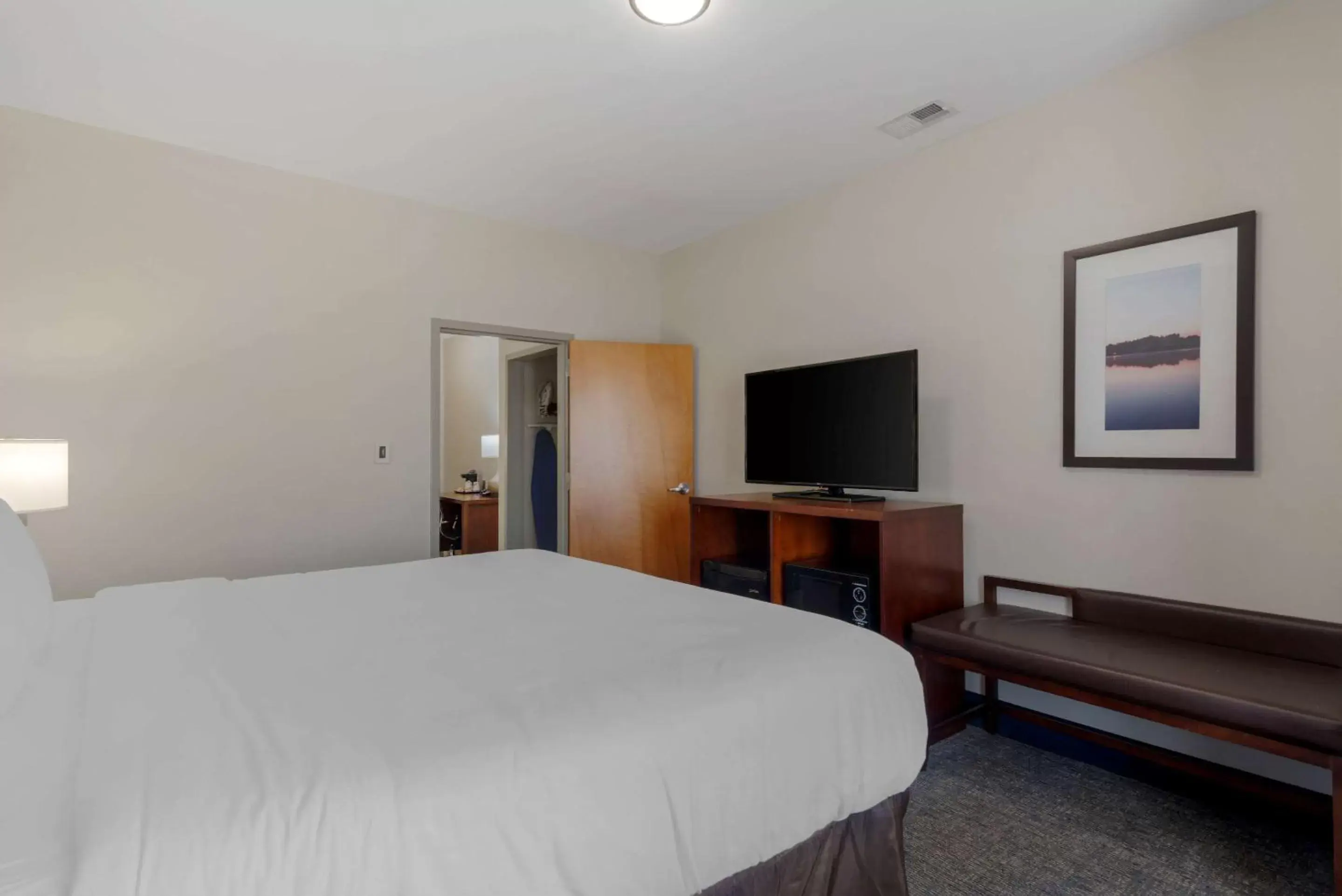 Bedroom, TV/Entertainment Center in Comfort Suites Stockbridge Atlanta South