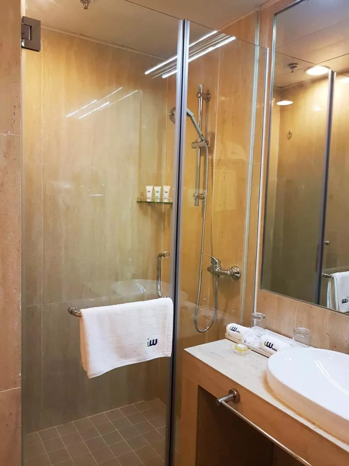 Shower, Bathroom in IW Hotel