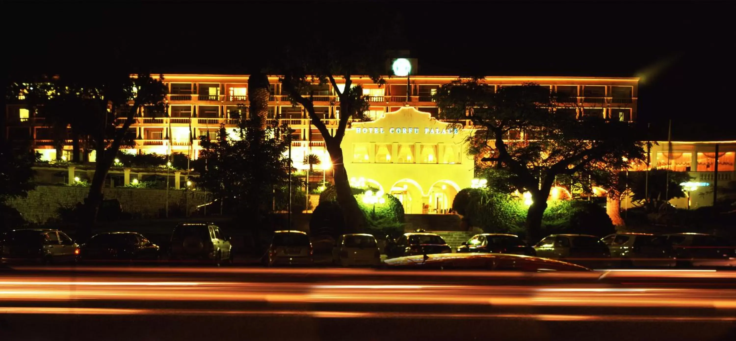 Facade/entrance in Corfu Palace Hotel