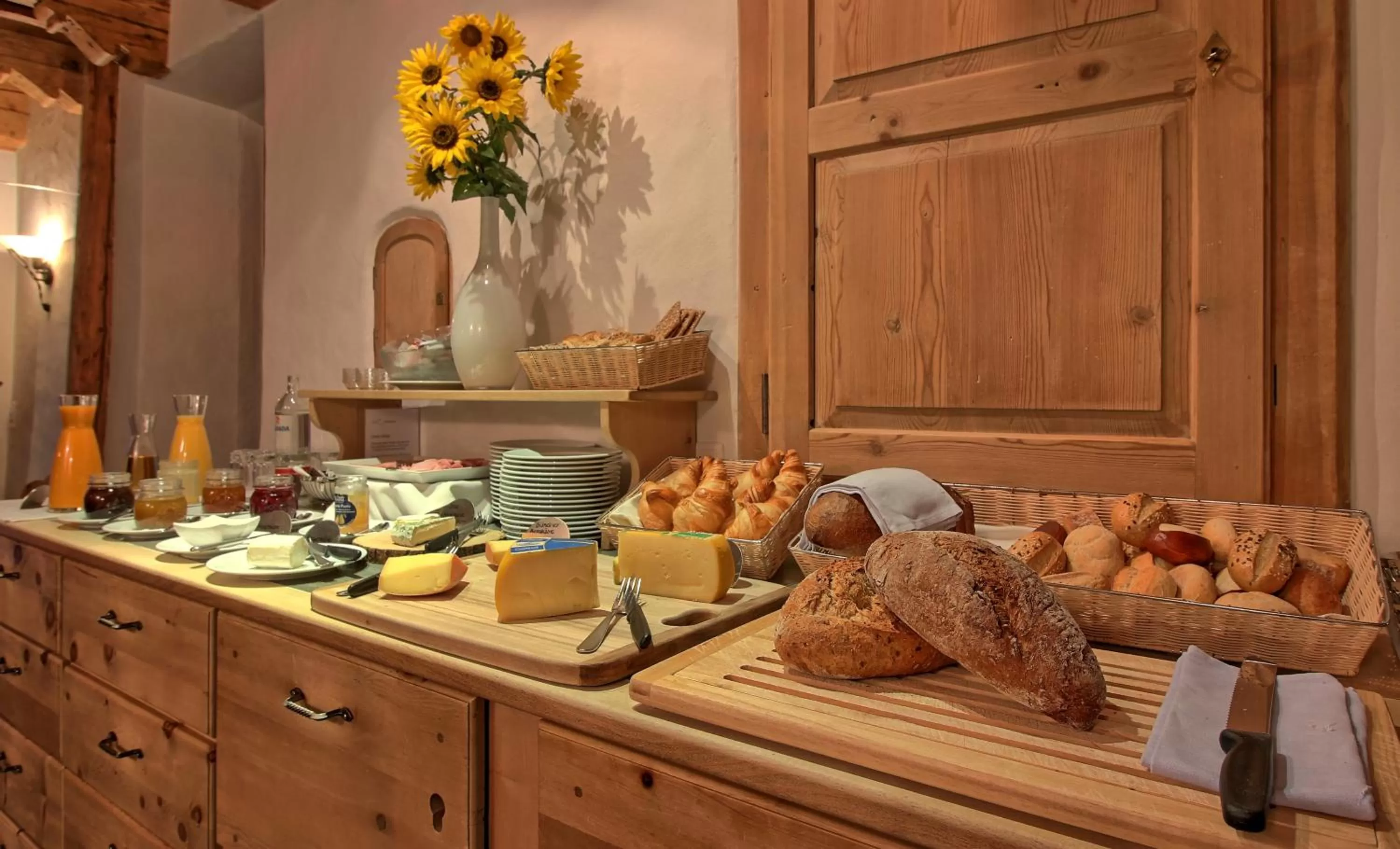 Food close-up in Hotel Engiadina