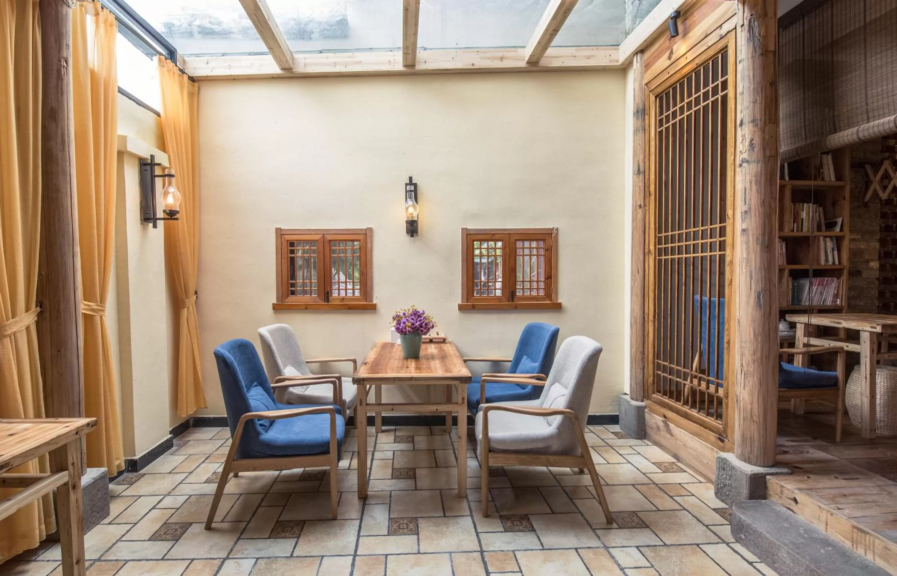 Patio in Mild Spring Boutique Hotel